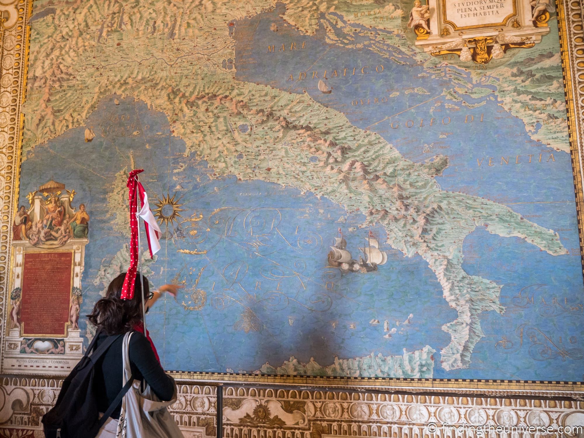 Gallery of Maps Italy Vatican Museum