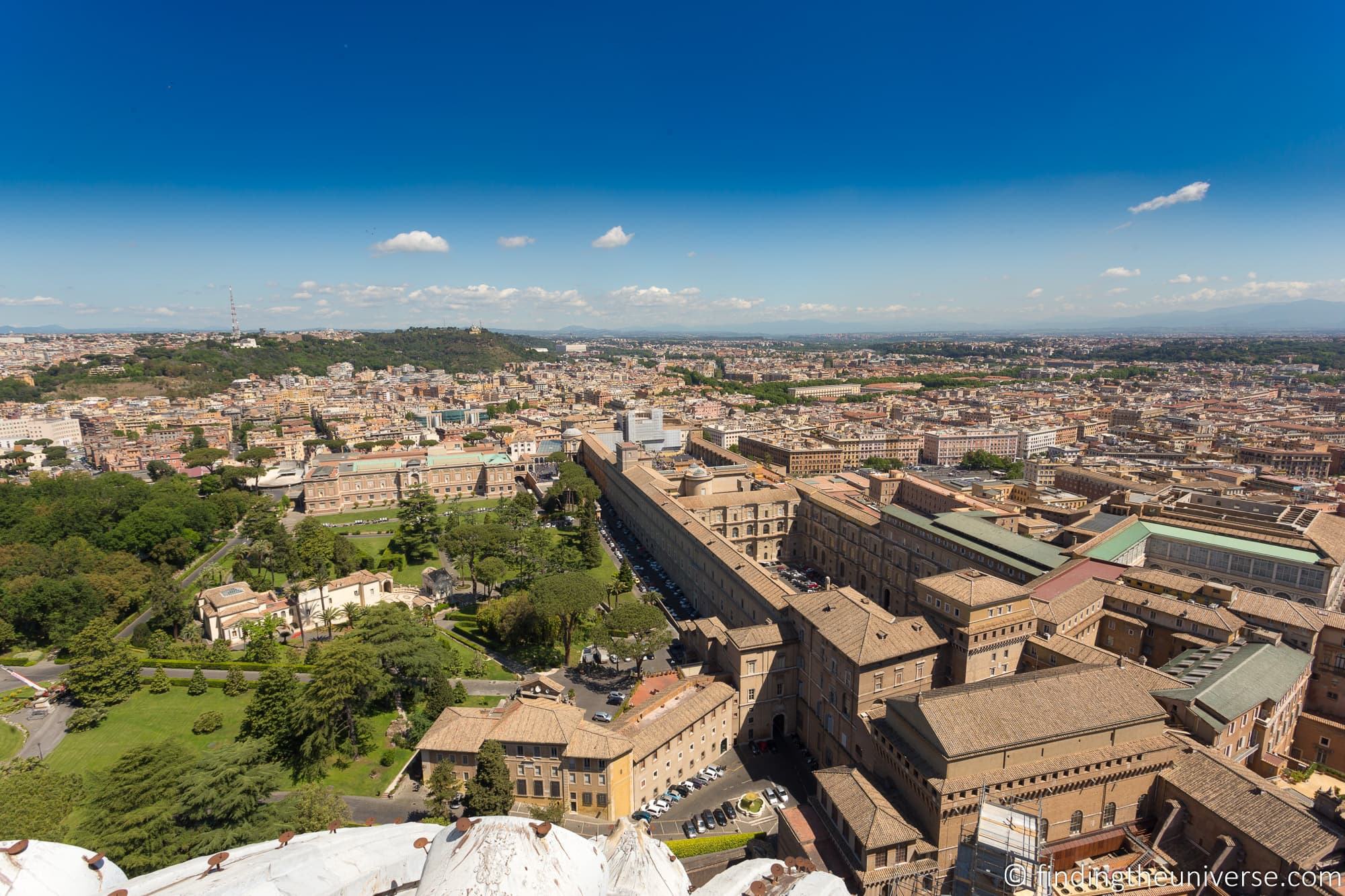 Saint Peters Basilica Dome Climb Views