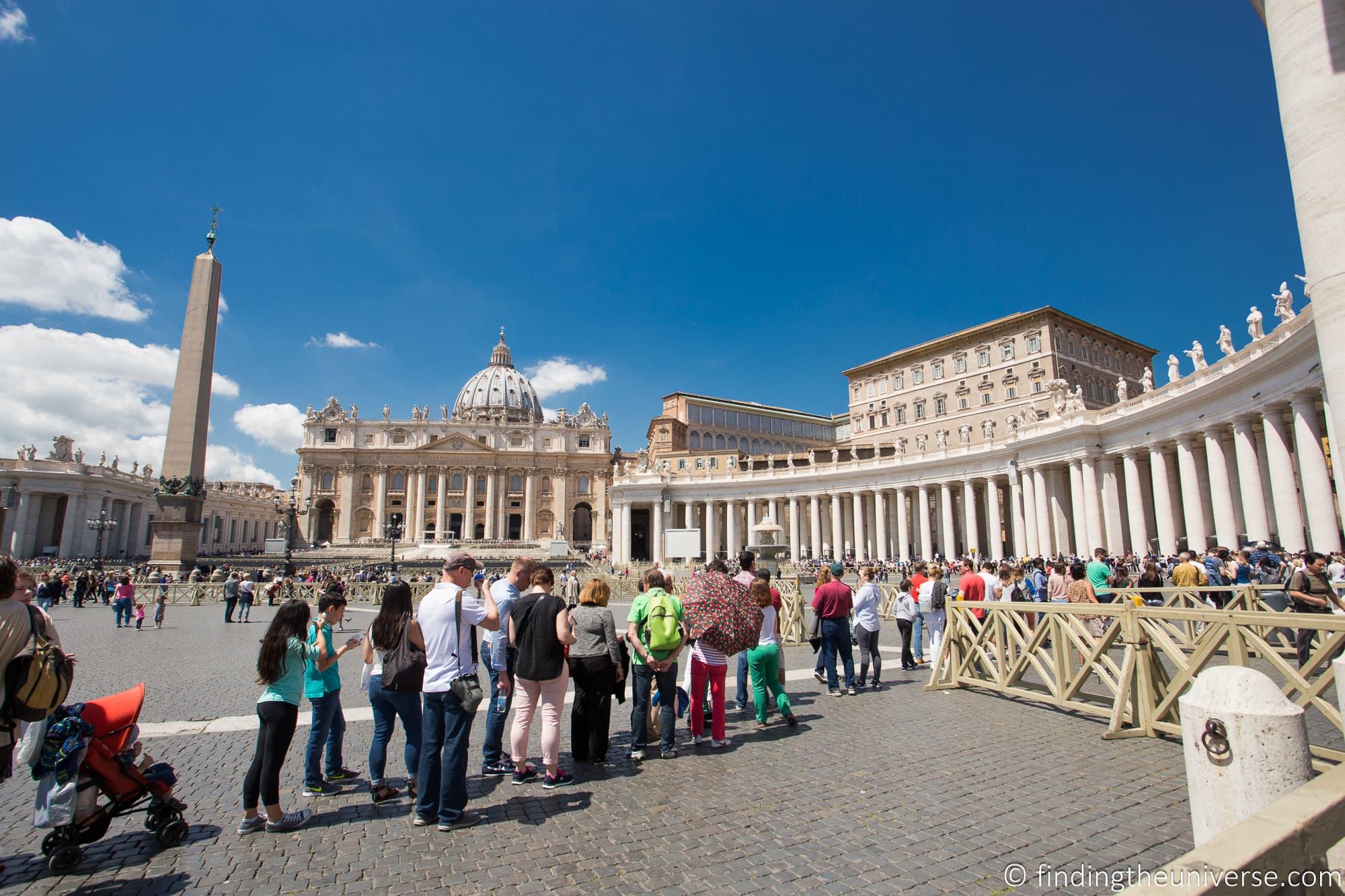 St Peters line Rome