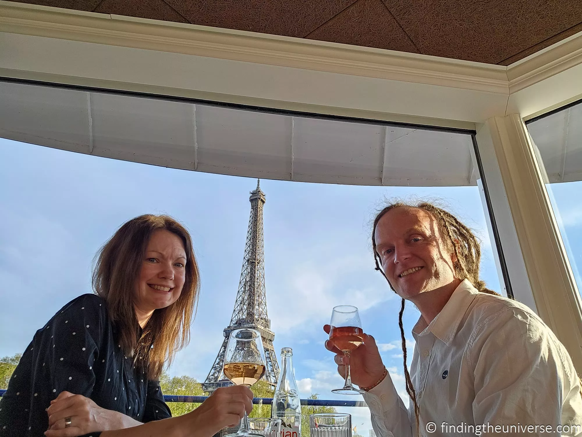 A dinner cruise boat on the Seine River, Paris