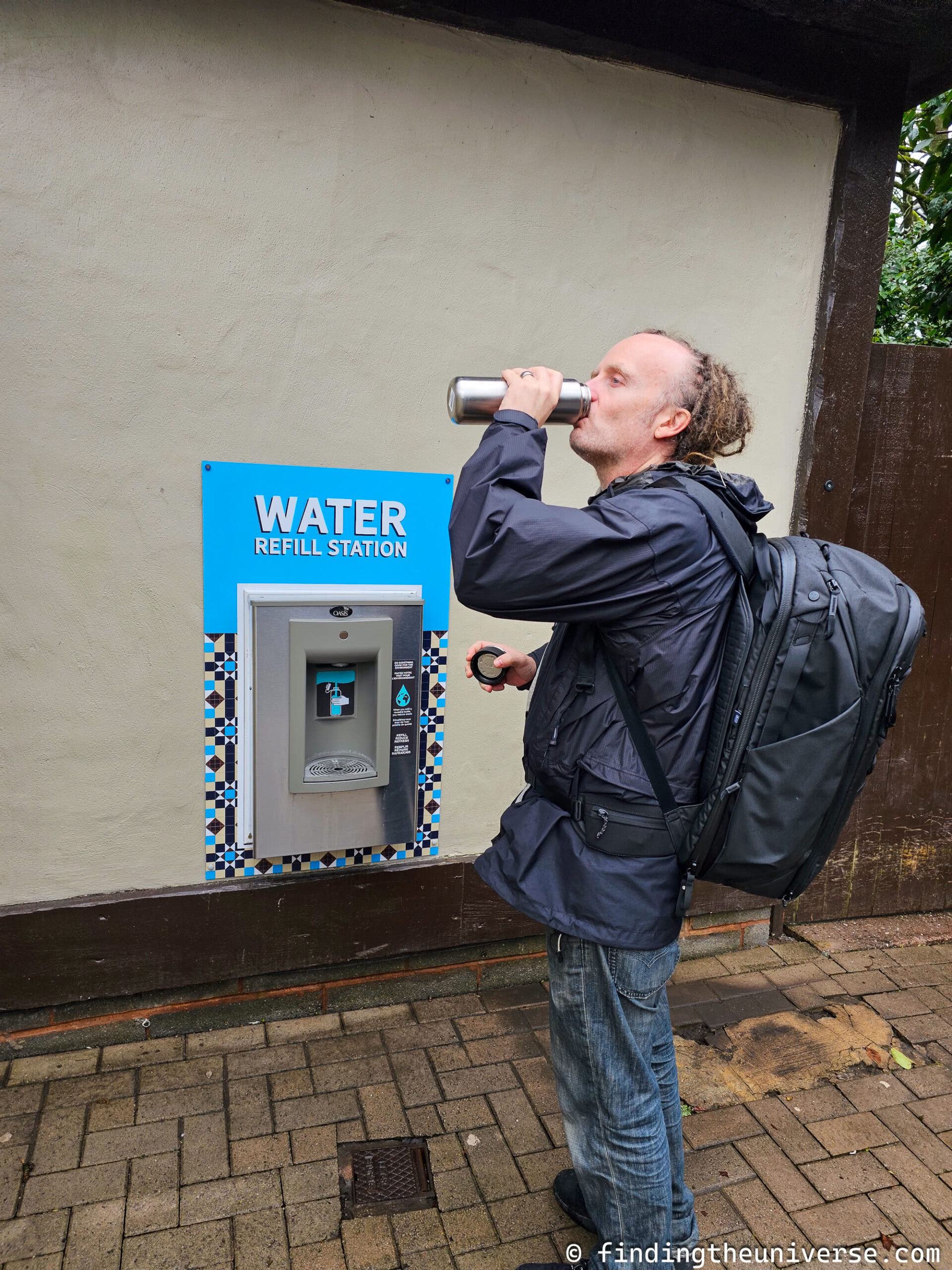 Water refill station Alton Towers by Laurence Norah