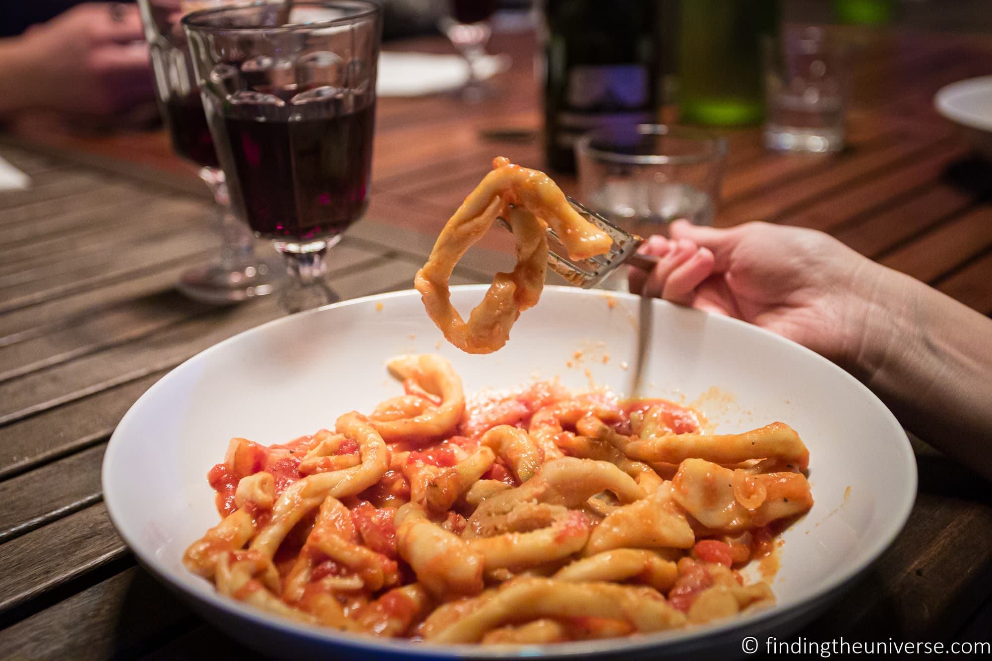 Pasta making class walks of Italy Rome eating