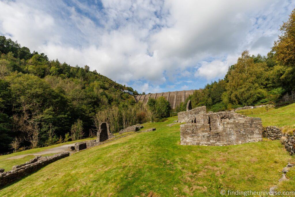 Bryntail Lead Mining buildings