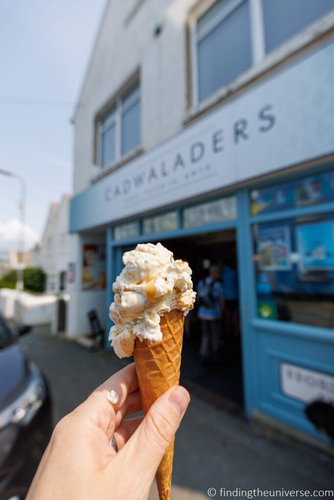 Cadwaladers ice cream Criccieth