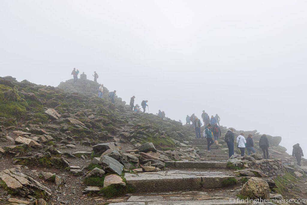 Snowdon hike Wales