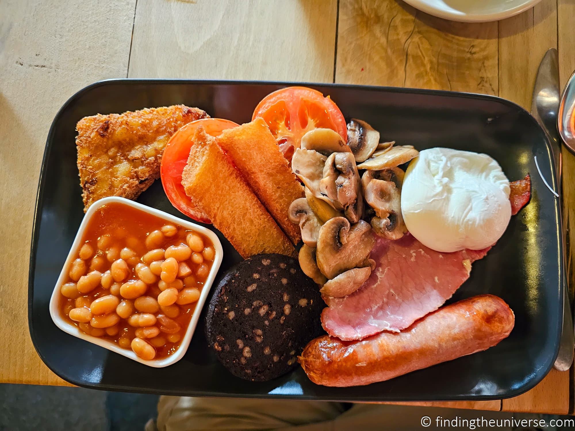 Traditional Welsh breakfast
