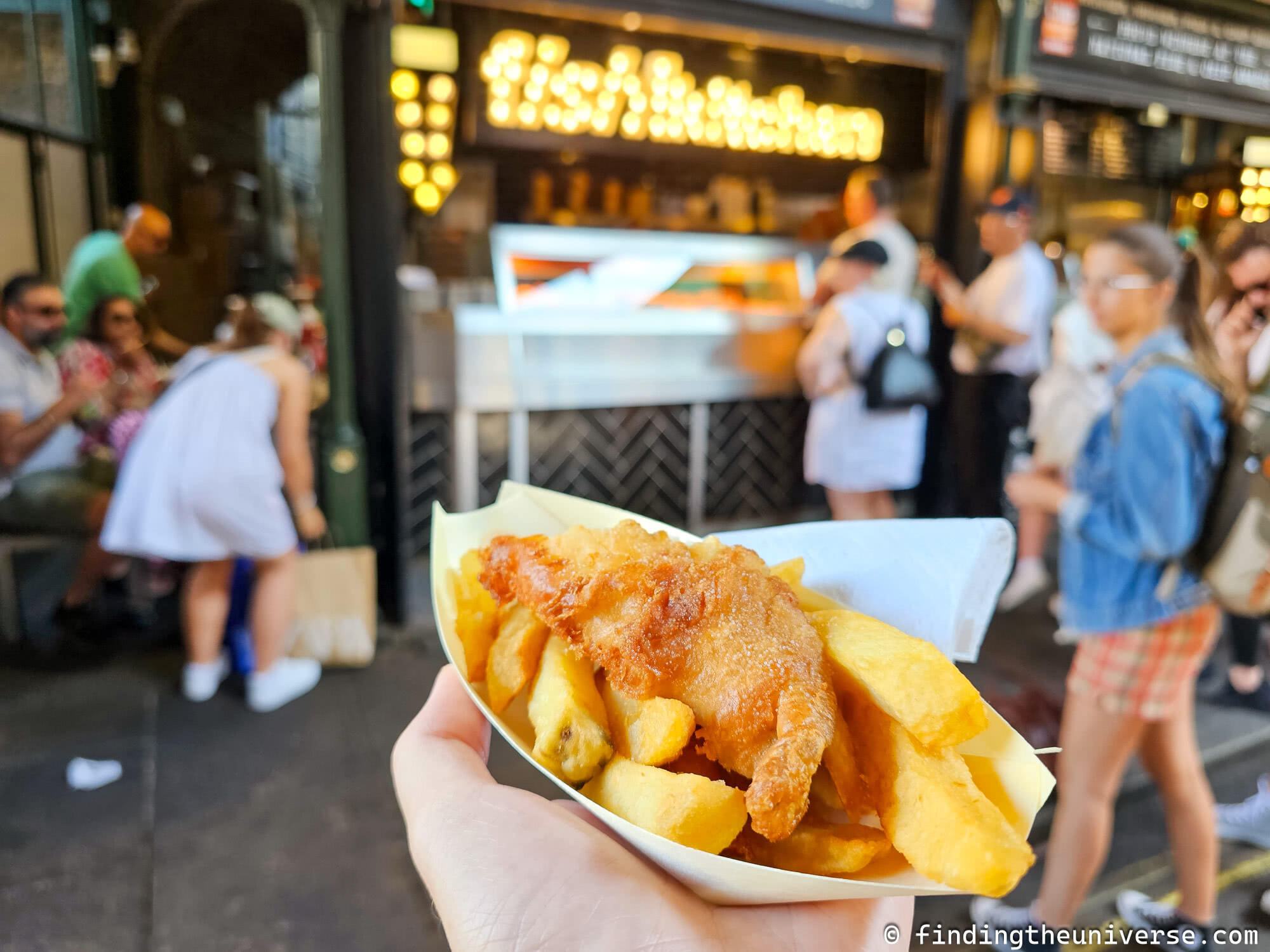 Fish and Chips Borough Market by Laurence Norah