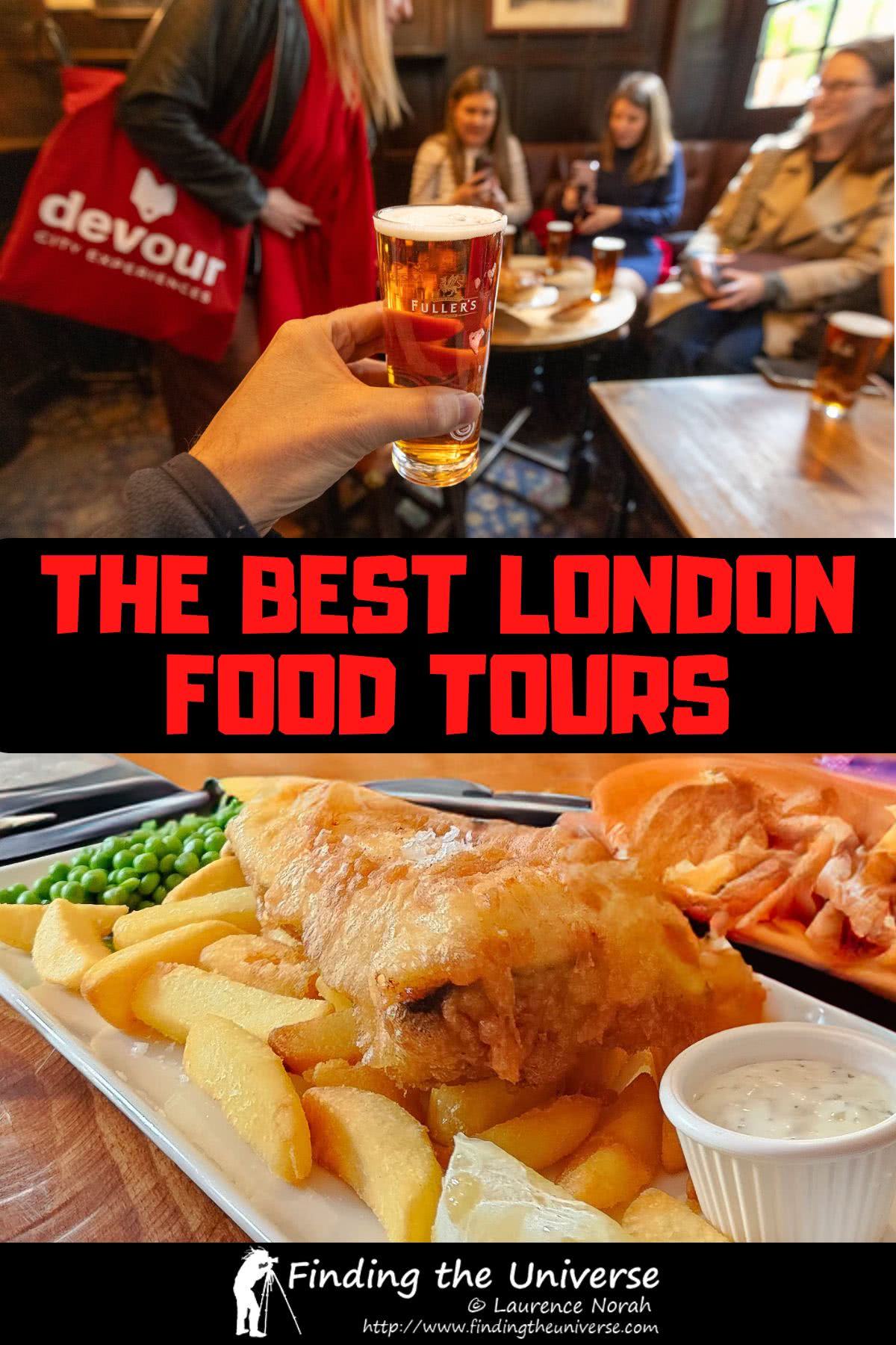 A detailed guide to food tours in London. Suggested food and drink to try, the best tours to take, advice on choosing a tour and more!