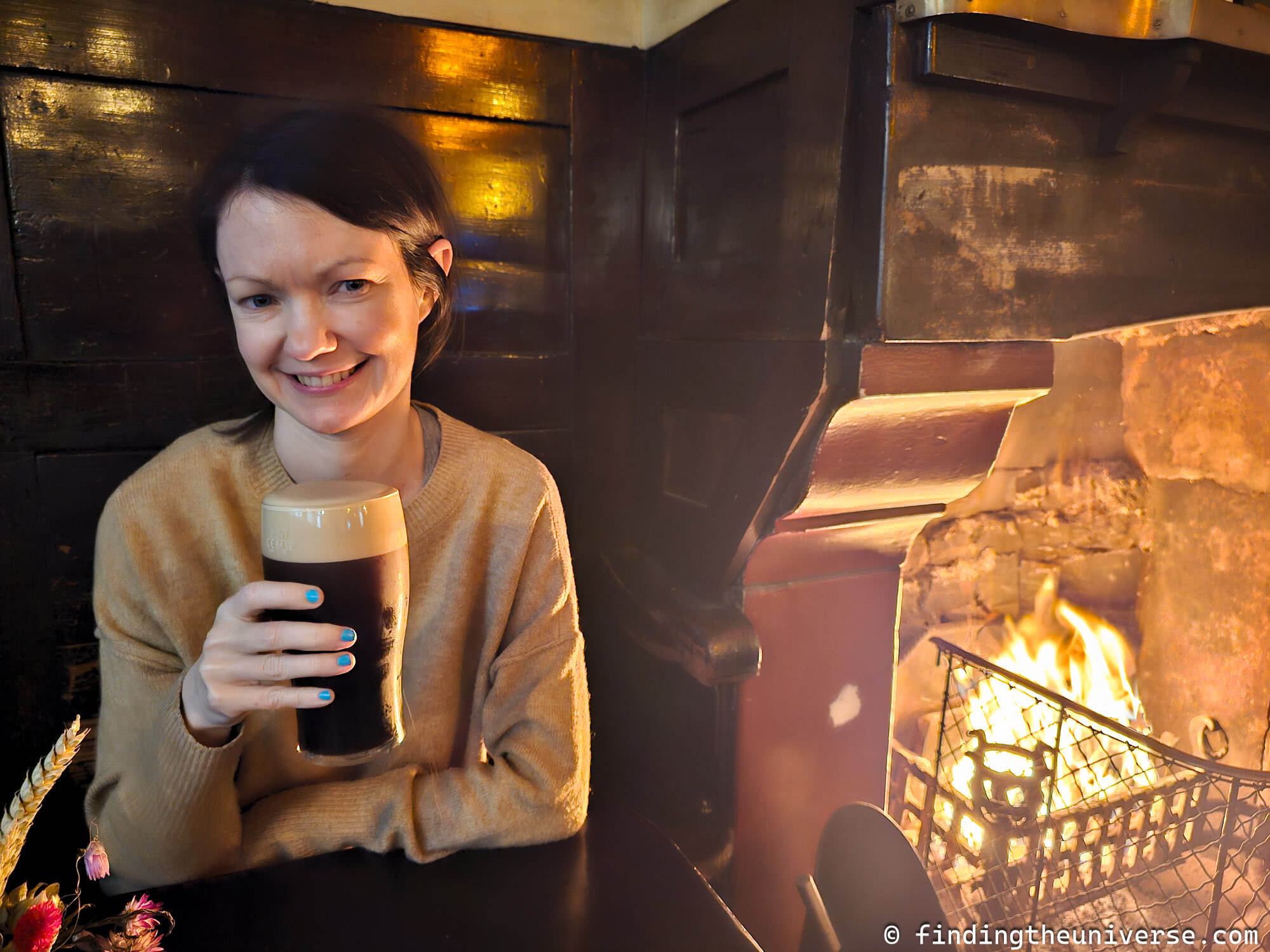 Pint in London pub by_