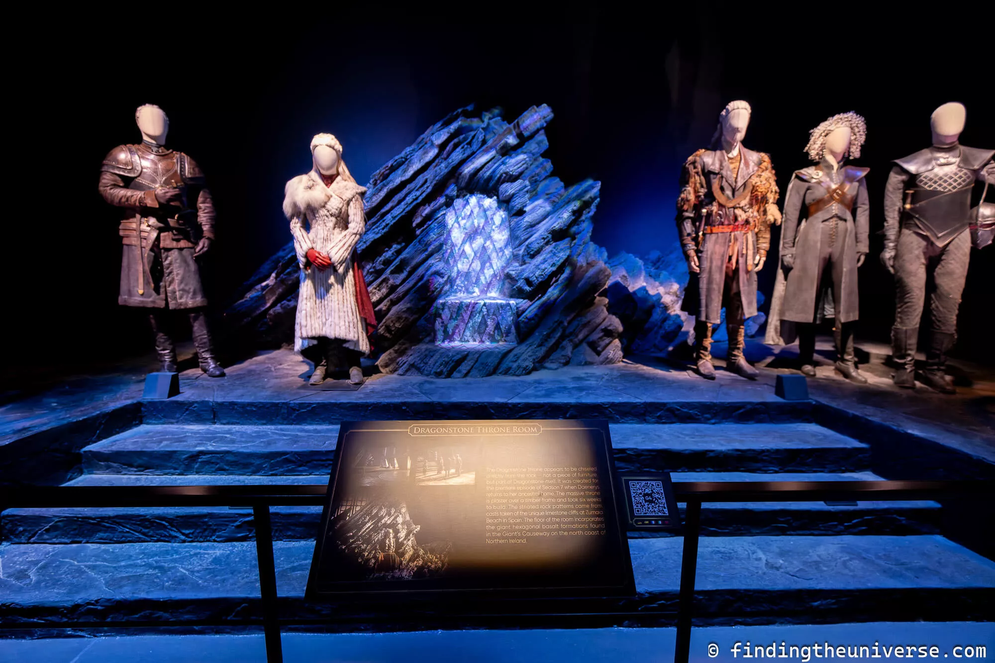 Game of Thrones Studio Tour Dragonstone Throne by Laurence Norah