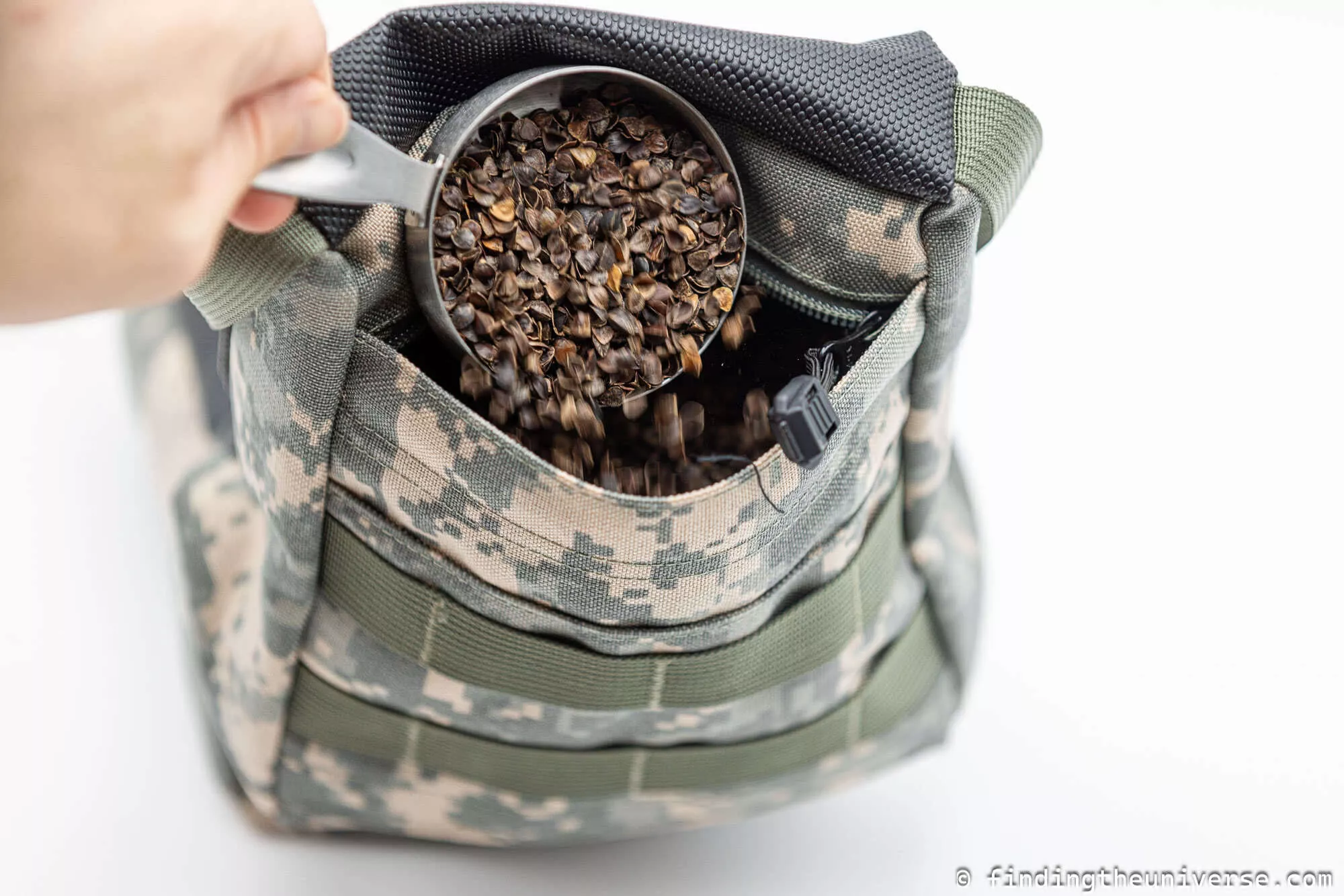 Filling a photography bean bag by Laurence Norah-2