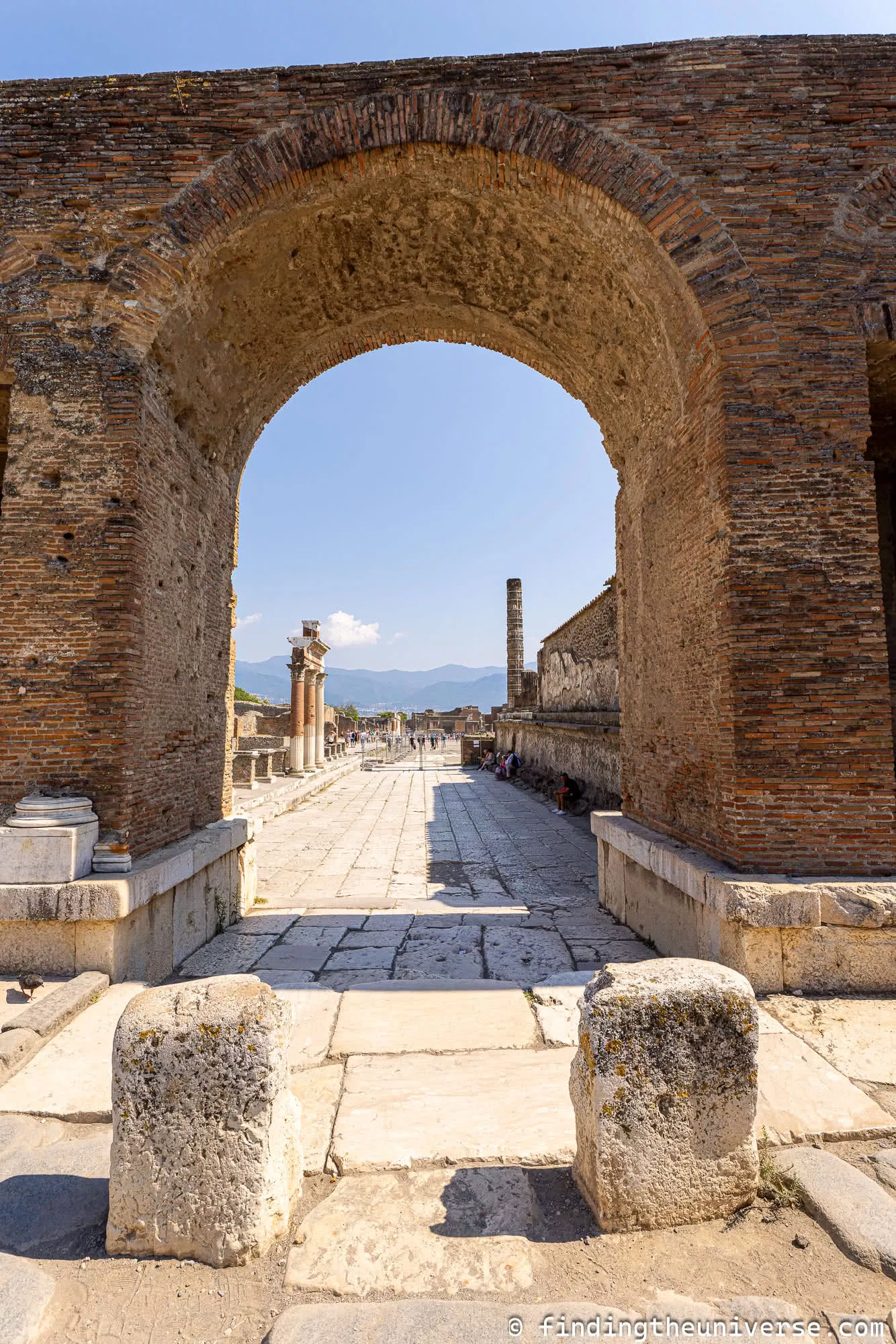 Forum Arch Pompeii by Laurence Norah