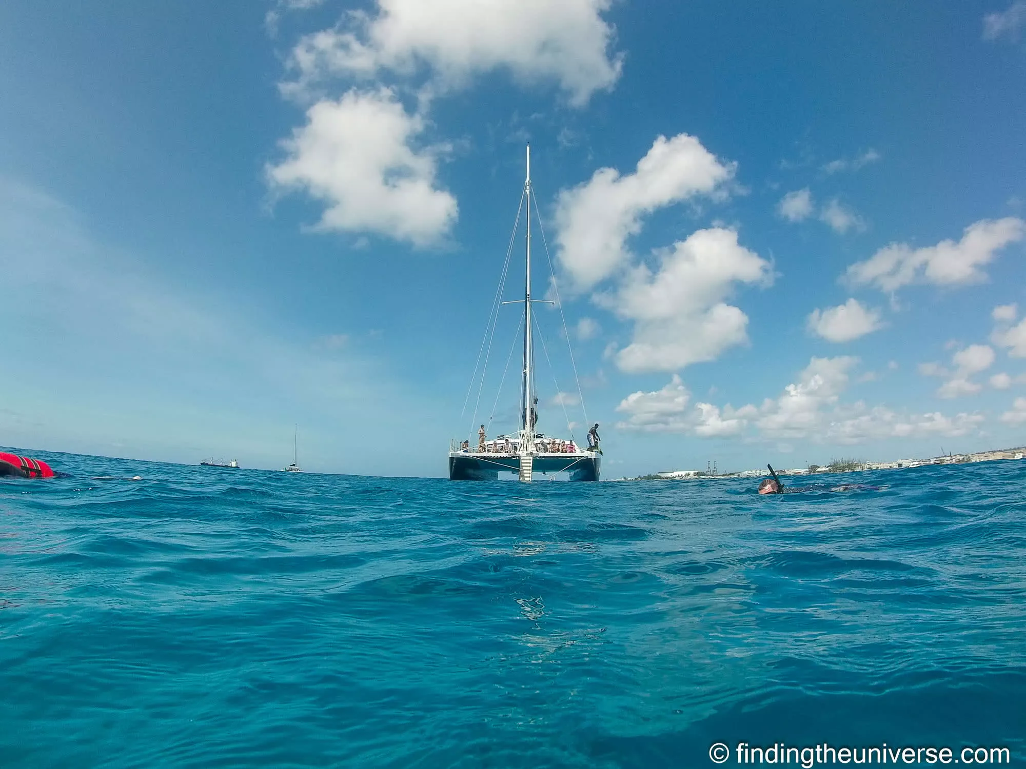 Catamaran Barbados by Laurence Norah