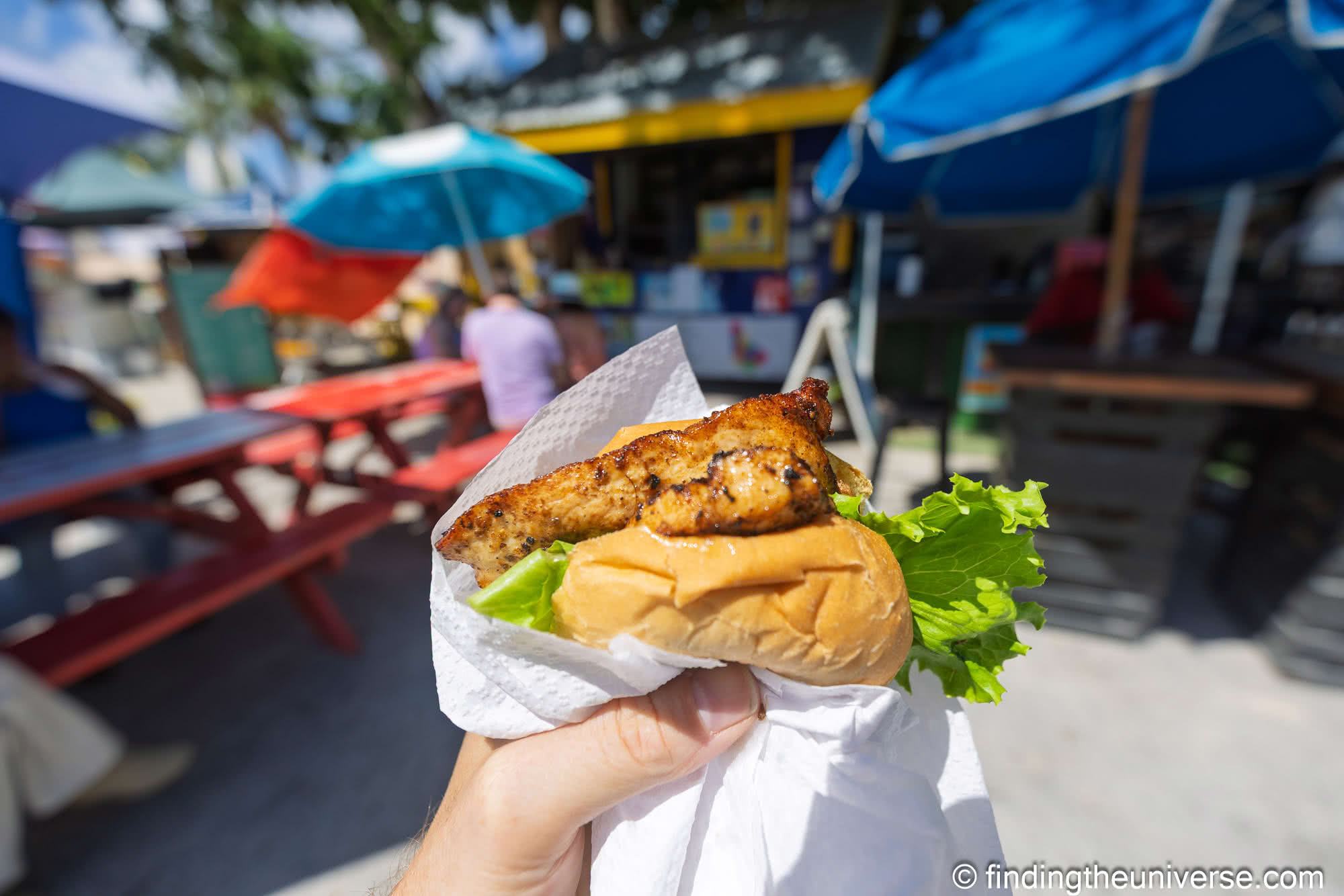 Fish Cutter Cuzs Fish Stand Barbados by Laurence Norah