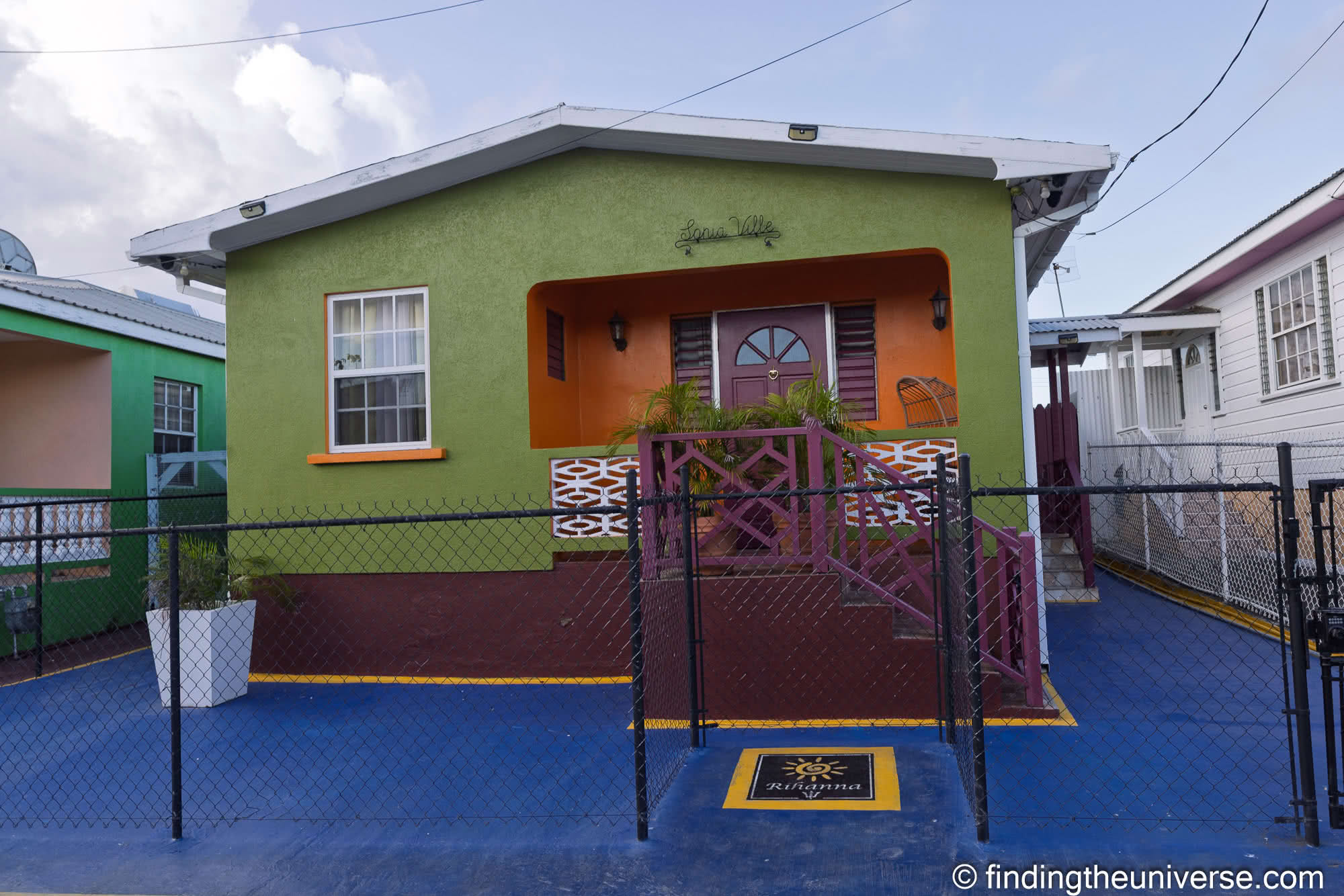 Rihanna childhood home barbados by Laurence Norah