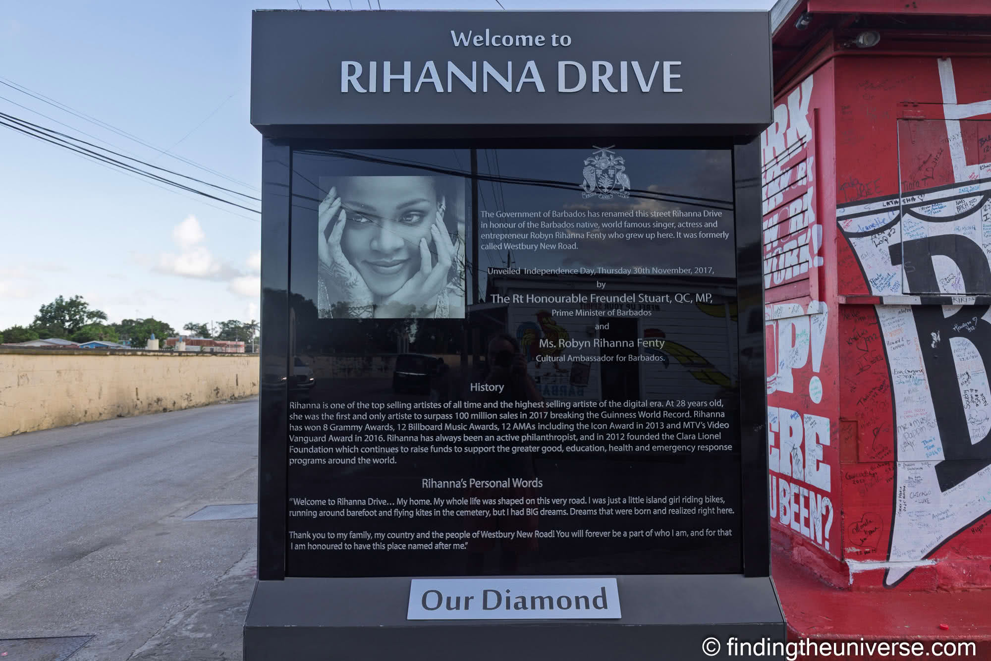 Rihanna childhood home barbados by Laurence Norah