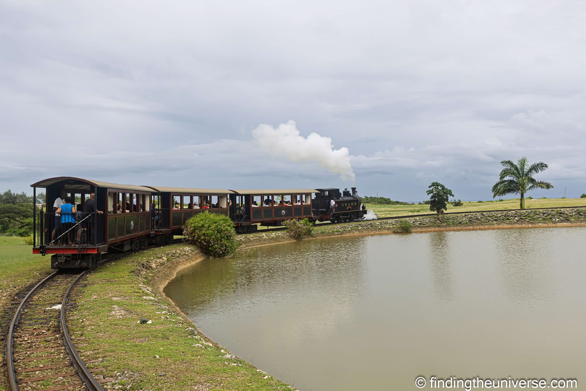 St. Nicholas Abbey train ride Barbados by Laurence Norah