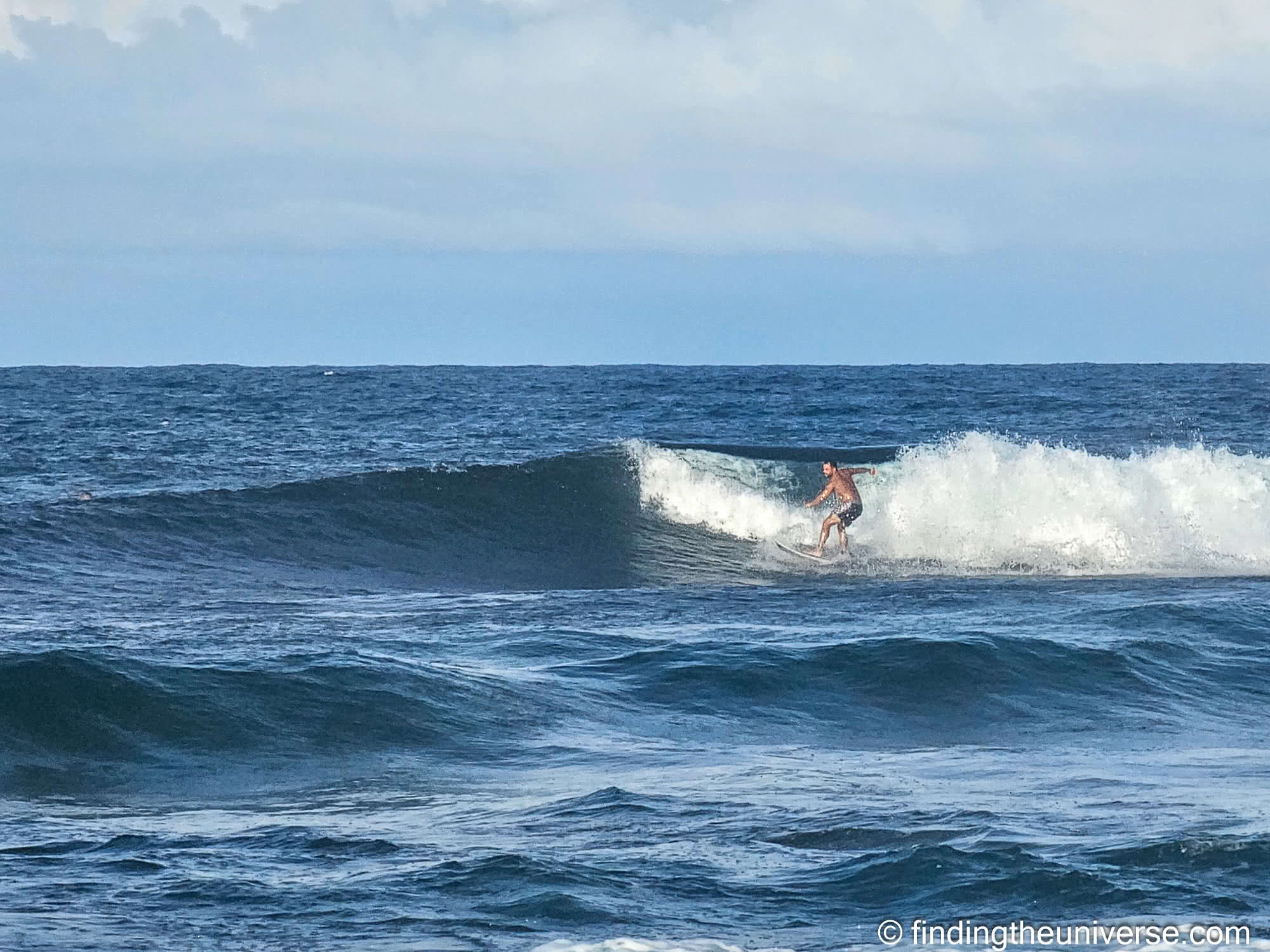 Surfing in Barbados by Laurence Norah