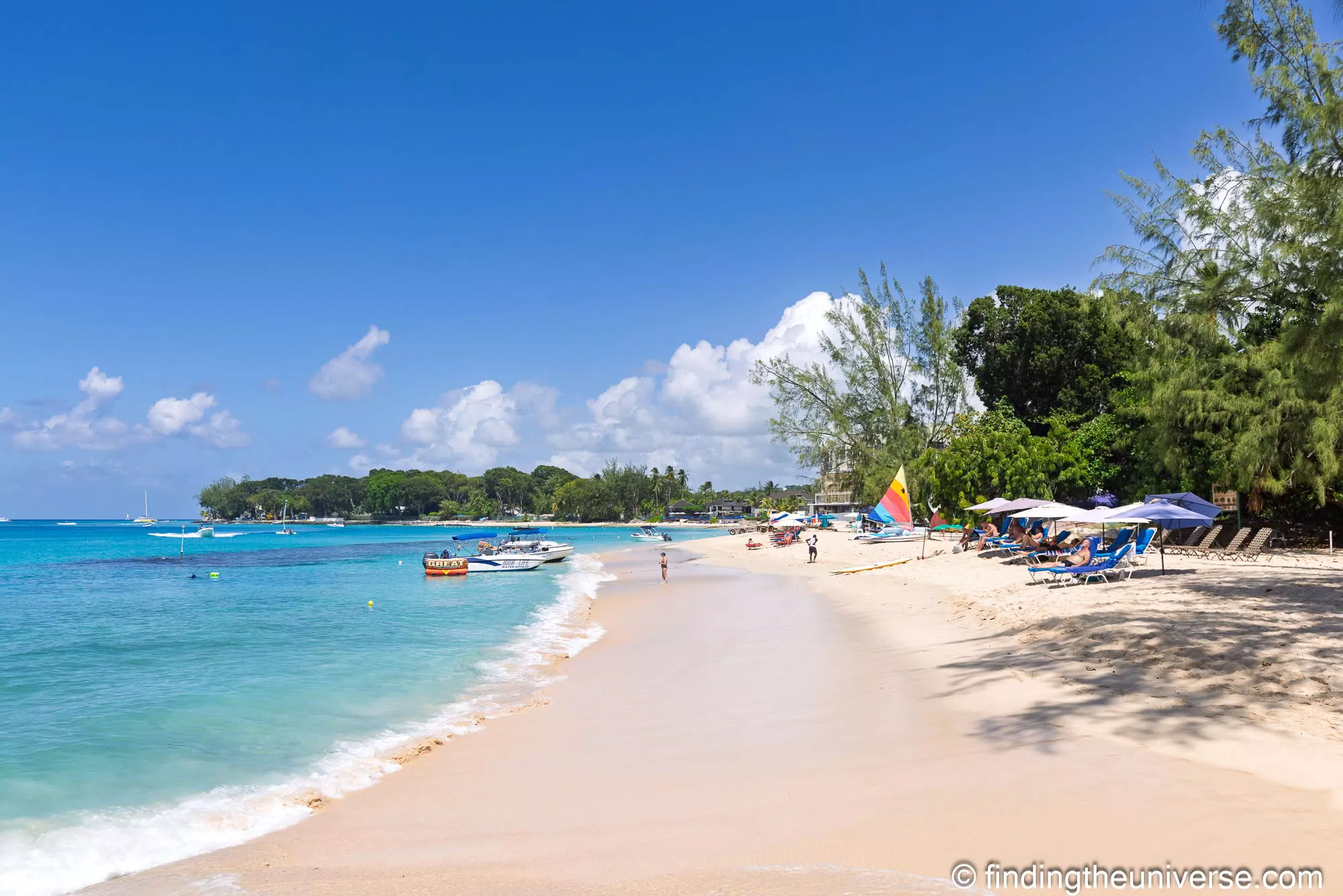 Holetown beach barbados by Laurence Norah