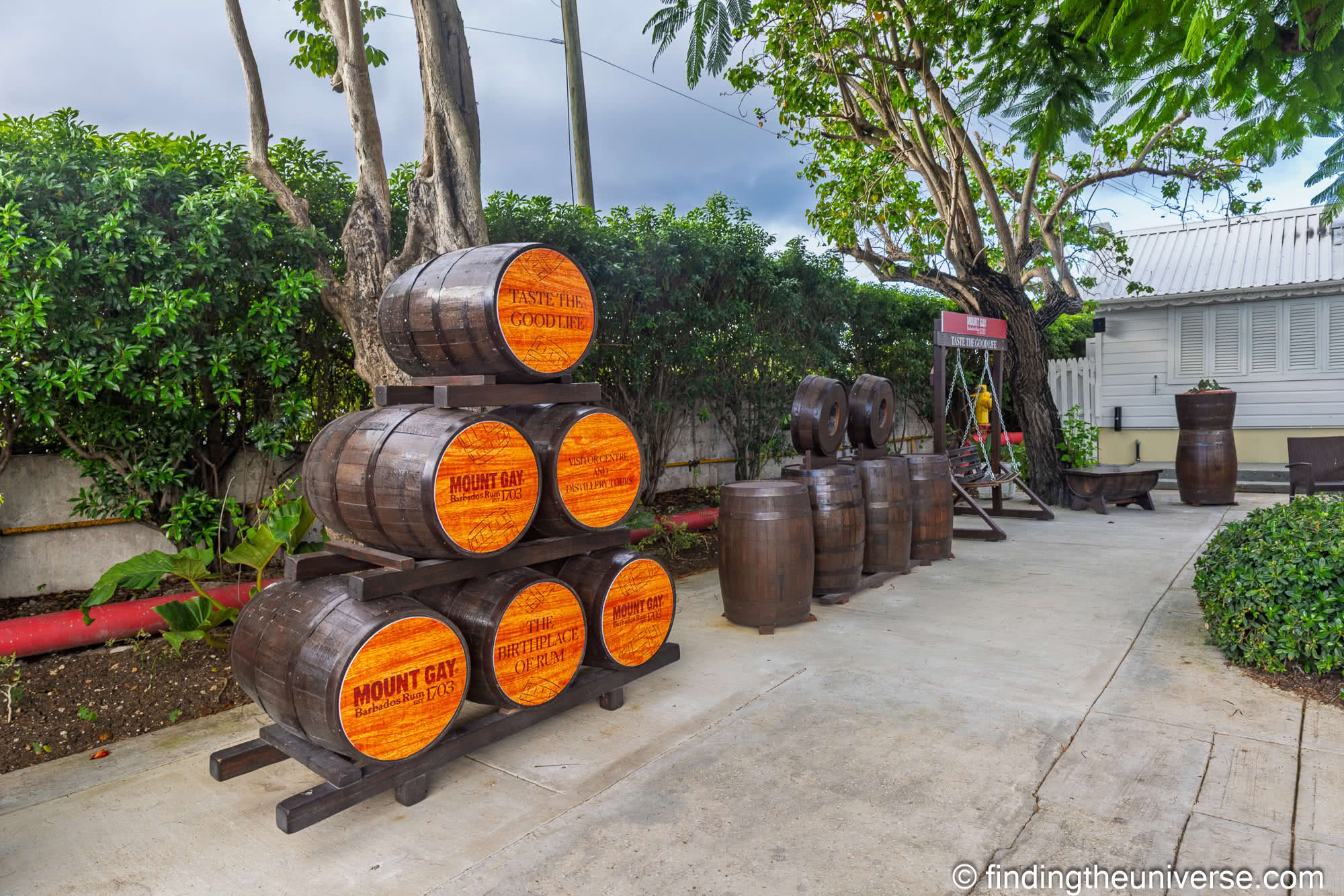Mount Gay Visitor Centre Barrels