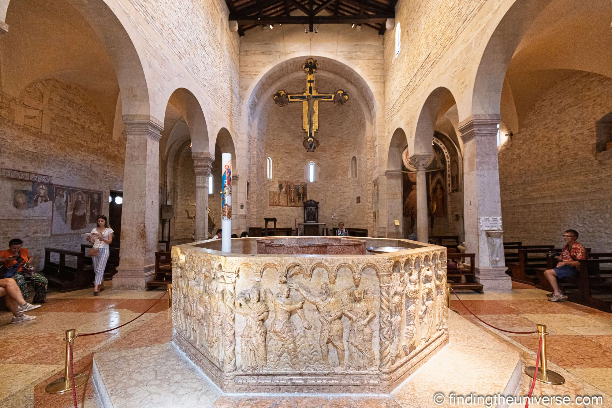 Baptistery of San Giovanni in Font by Laurence Norah