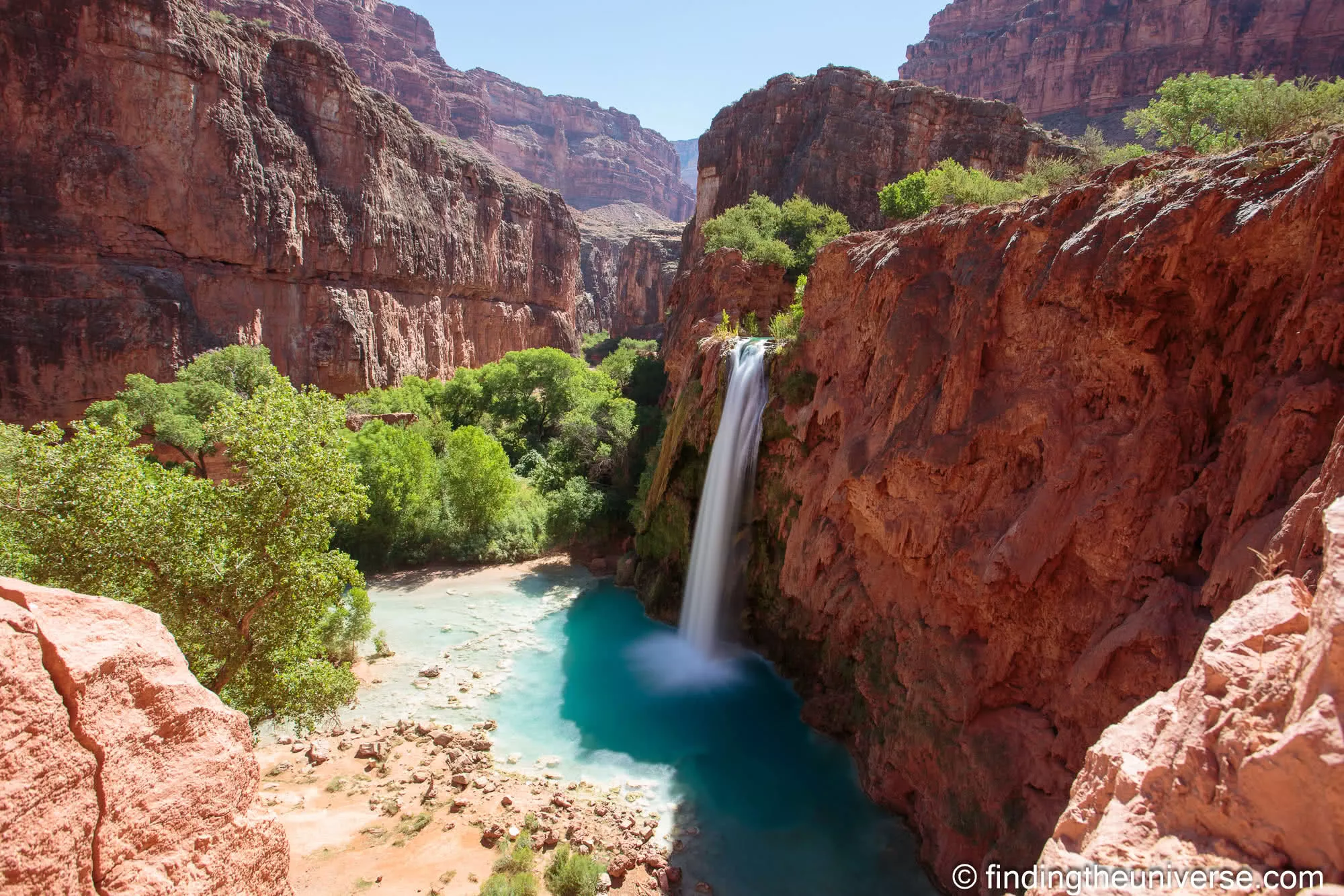 Havasu Falls long exposure by Laurence Norah