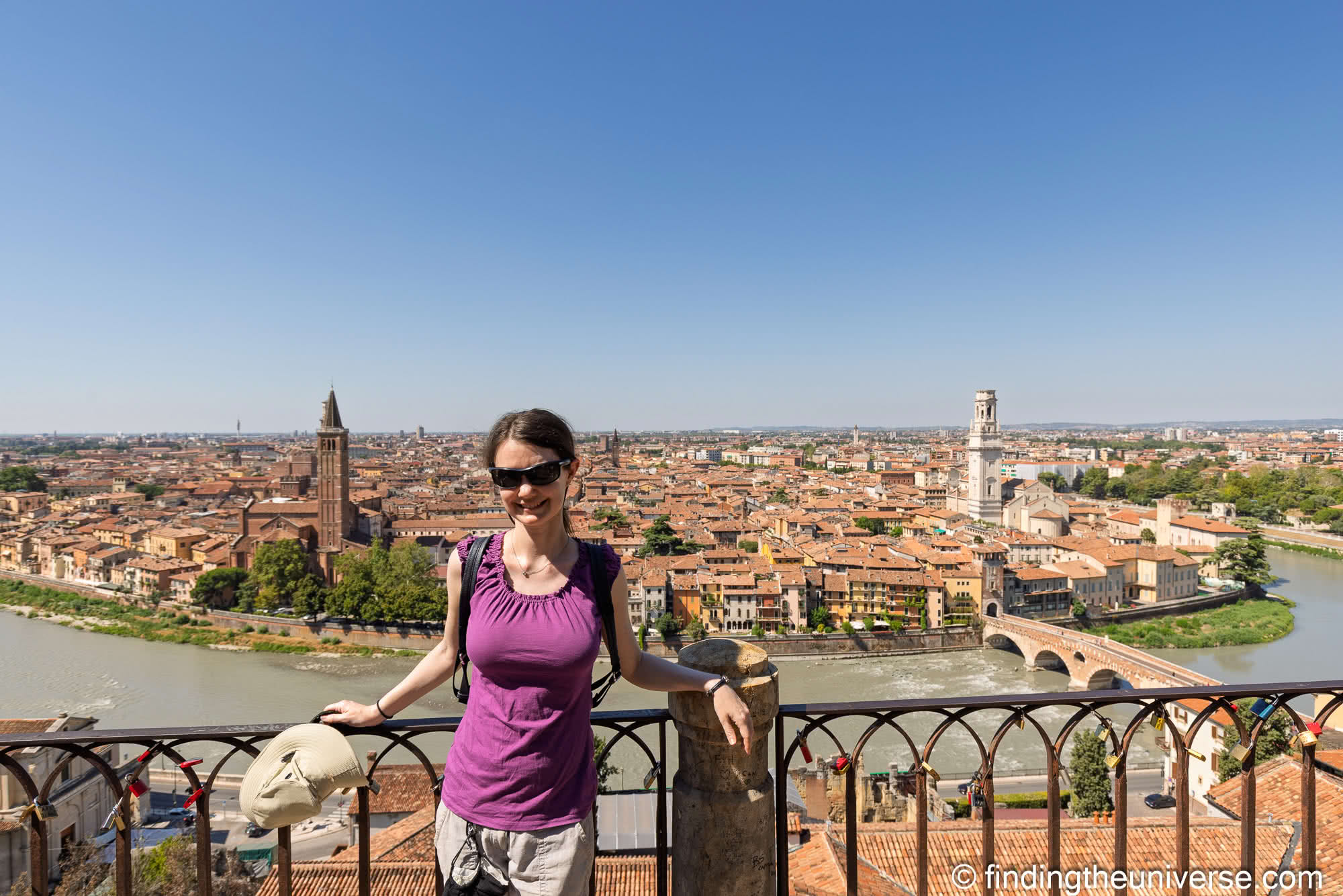 Jess at View of Verona from Castel San Pietro by Laurence Norah