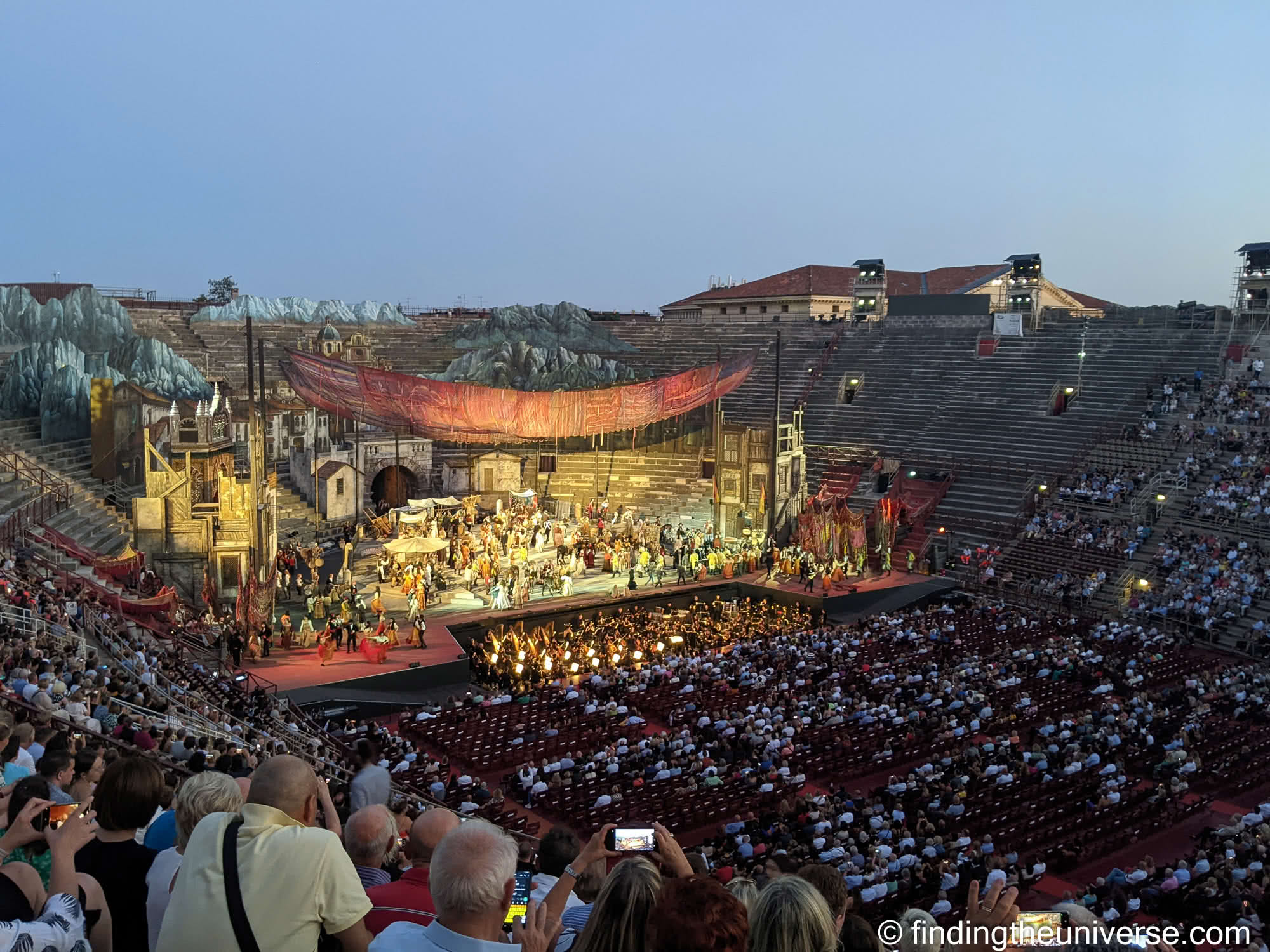 Verona arena interior by Laurence Norah