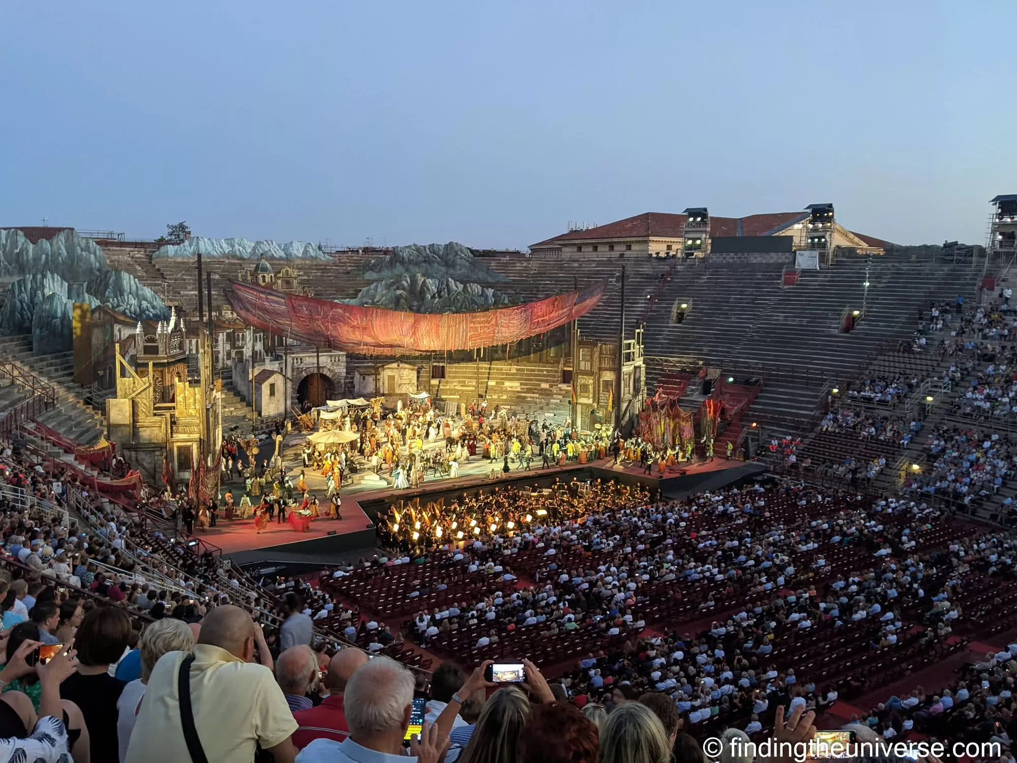 Verona arena interior by Laurence Norah