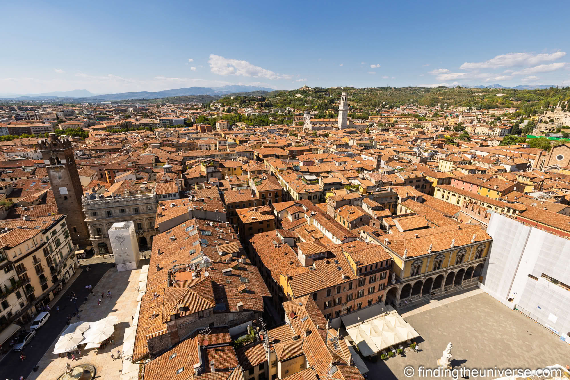 View from top of Torre dei Lamberti by Laurence Norah