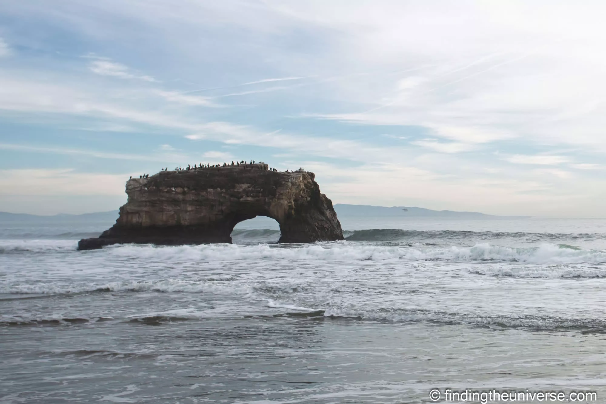 rock arch santa cruz california by Laurence Norah