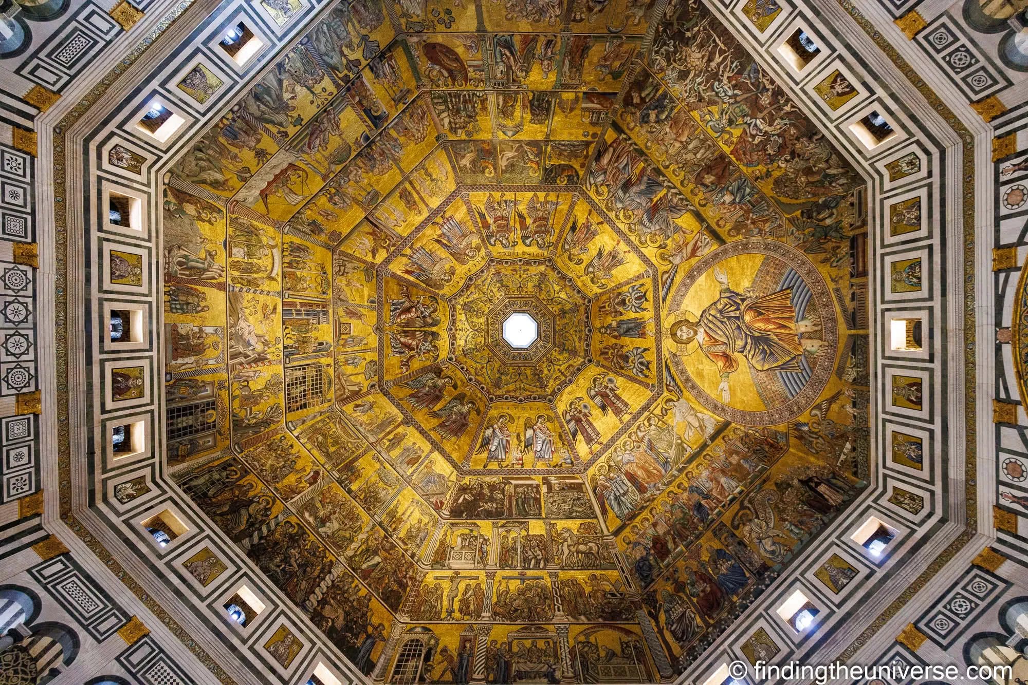 Baptistery ceiling florence by Laurence Norah