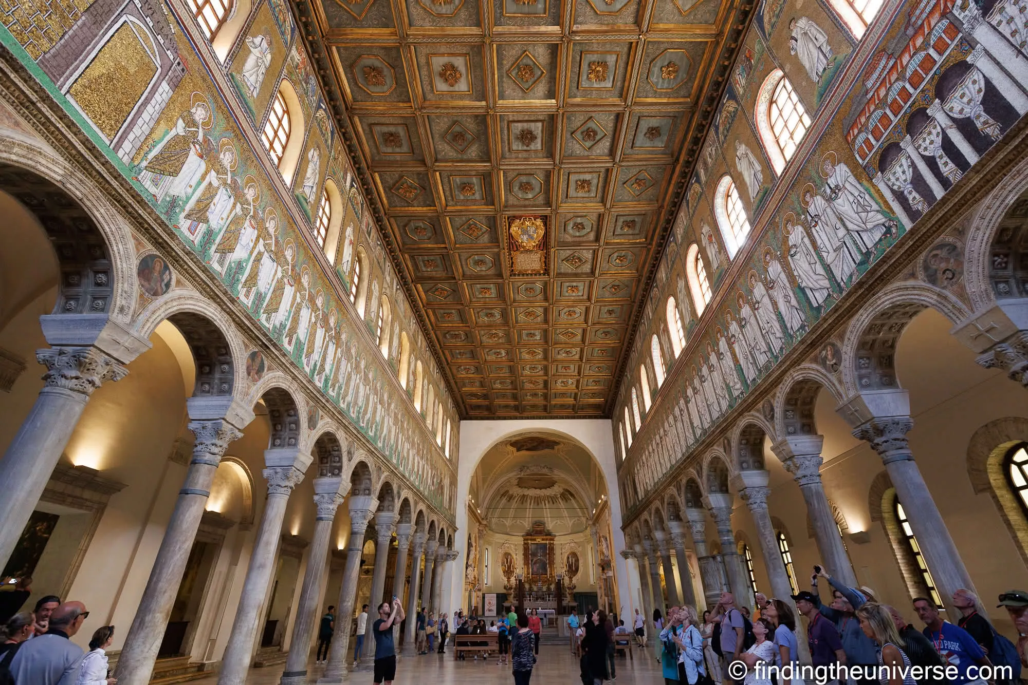 Basilica di Sant'Apolonlinare Nuovo Ravenna by Laurence Norah