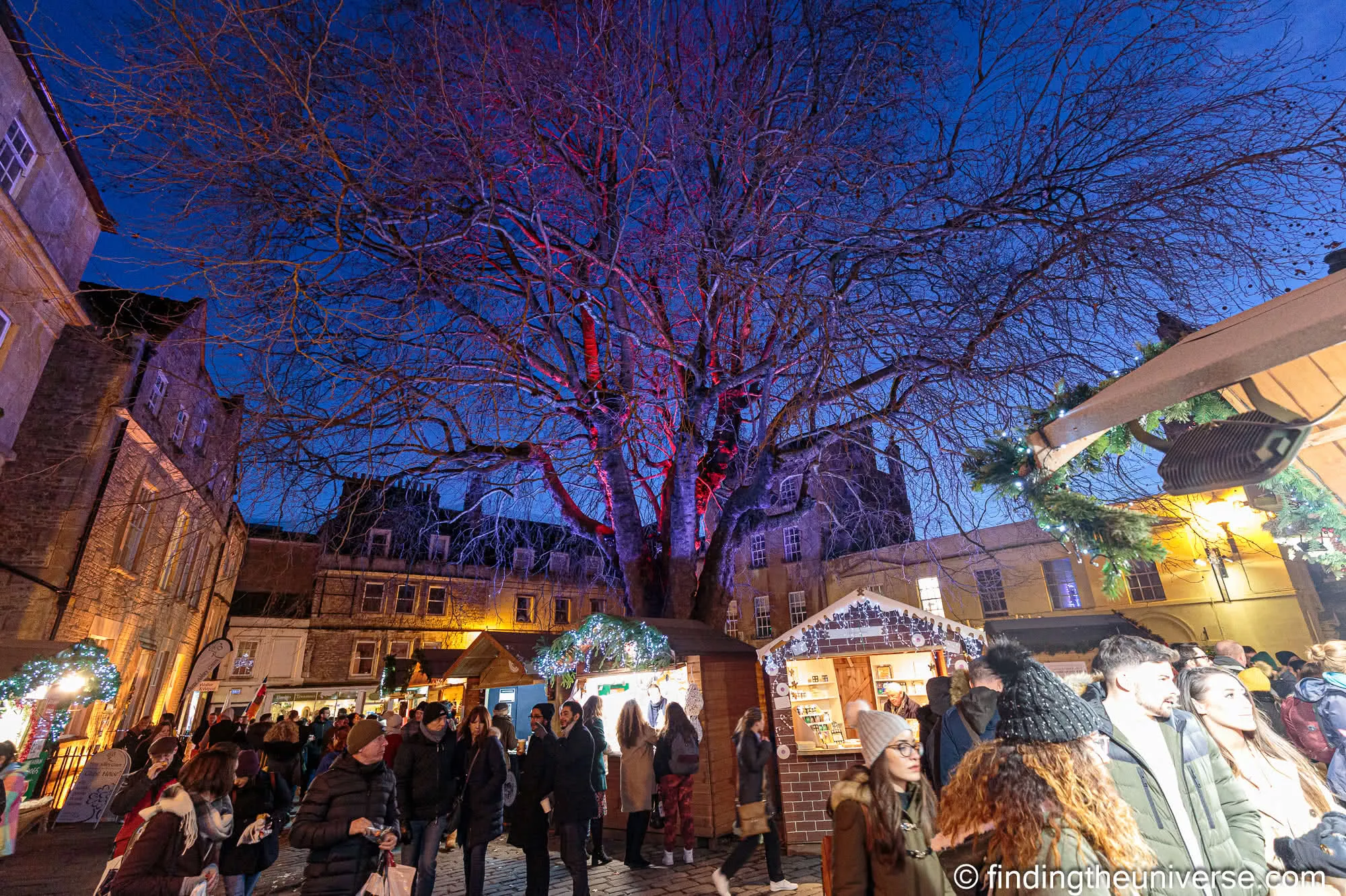 Bath Christmas market by Laurence Norah