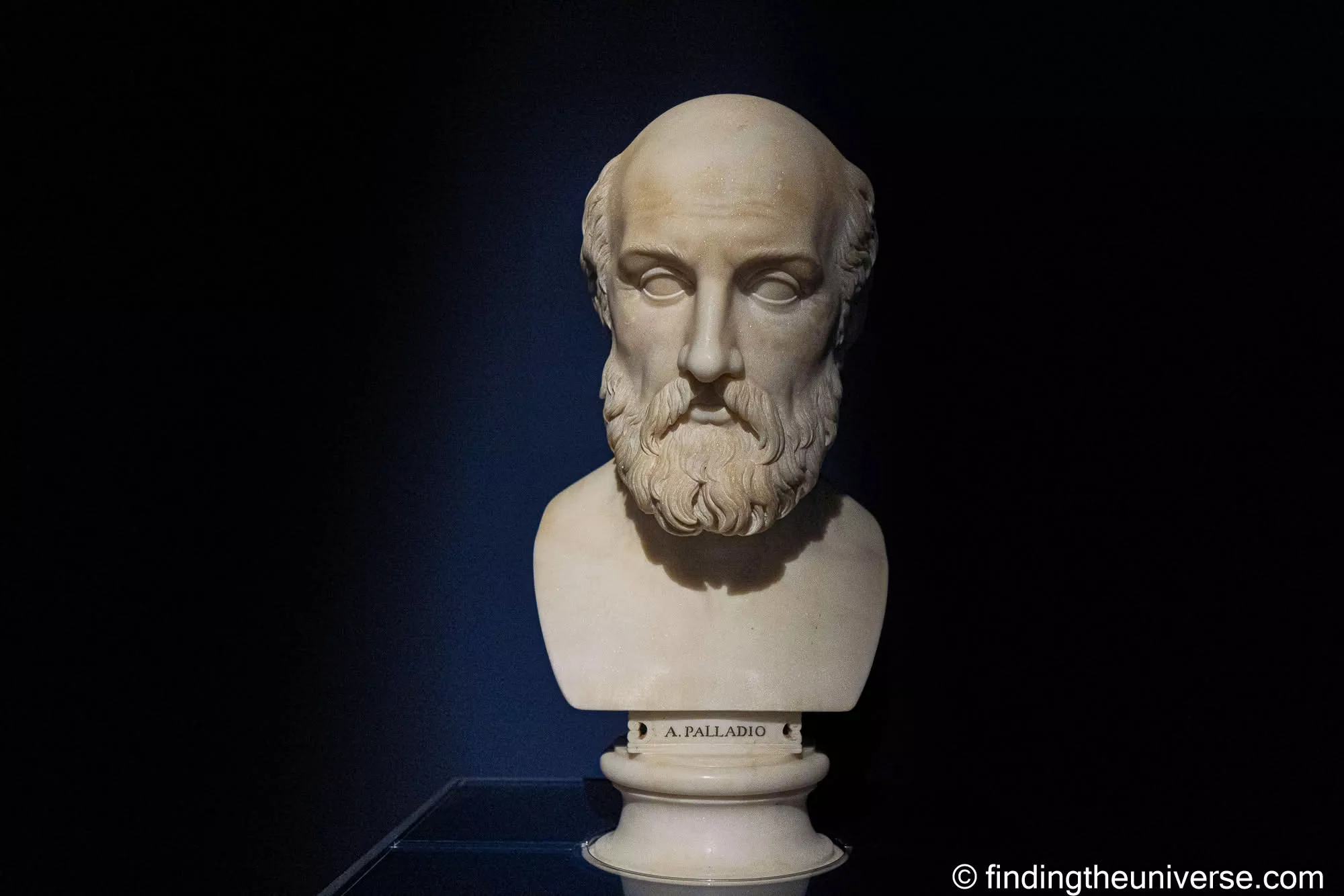 Bust of the architect Andrea Palladio in Vicenza