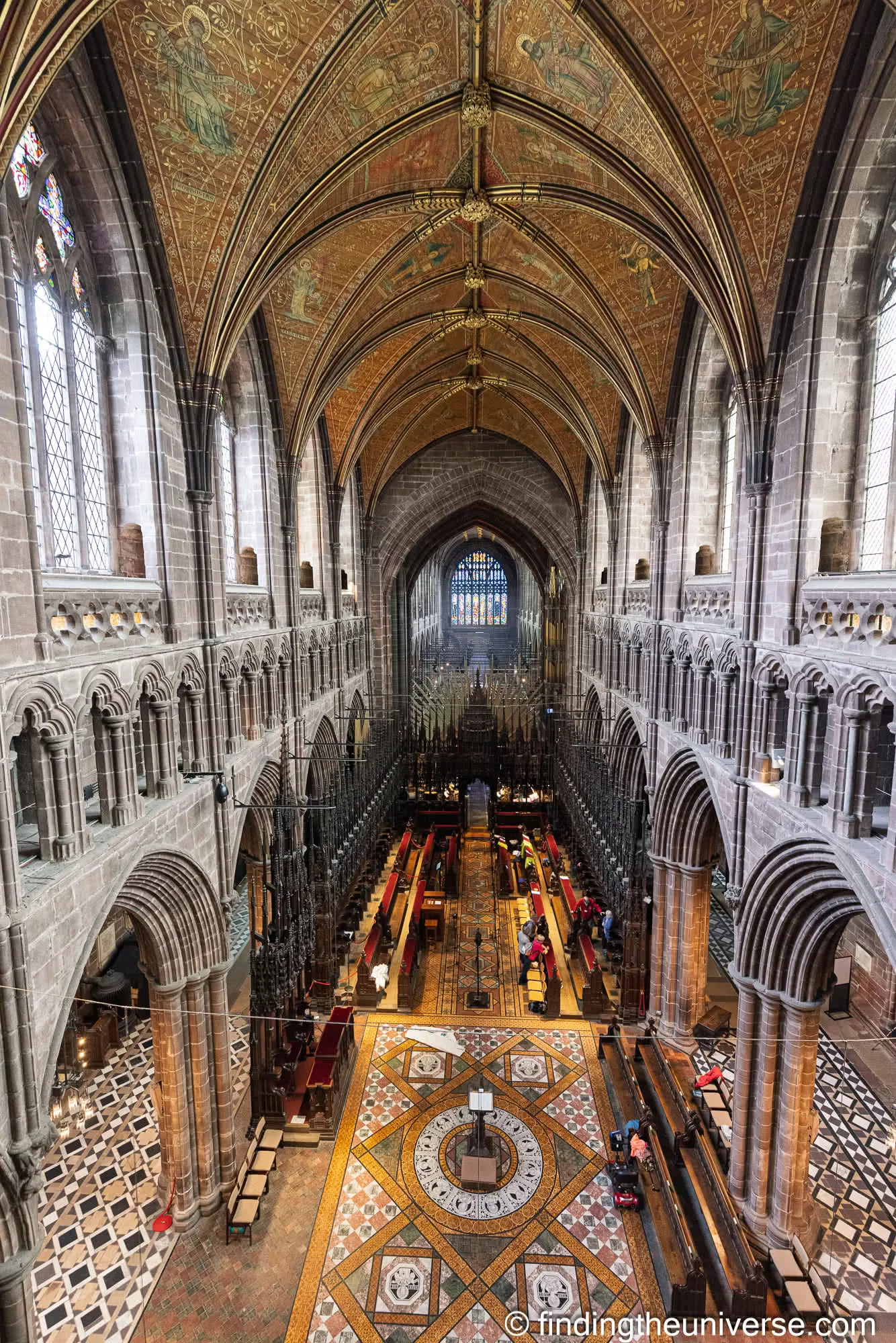 Chester cathedral nave by Laurence Norah