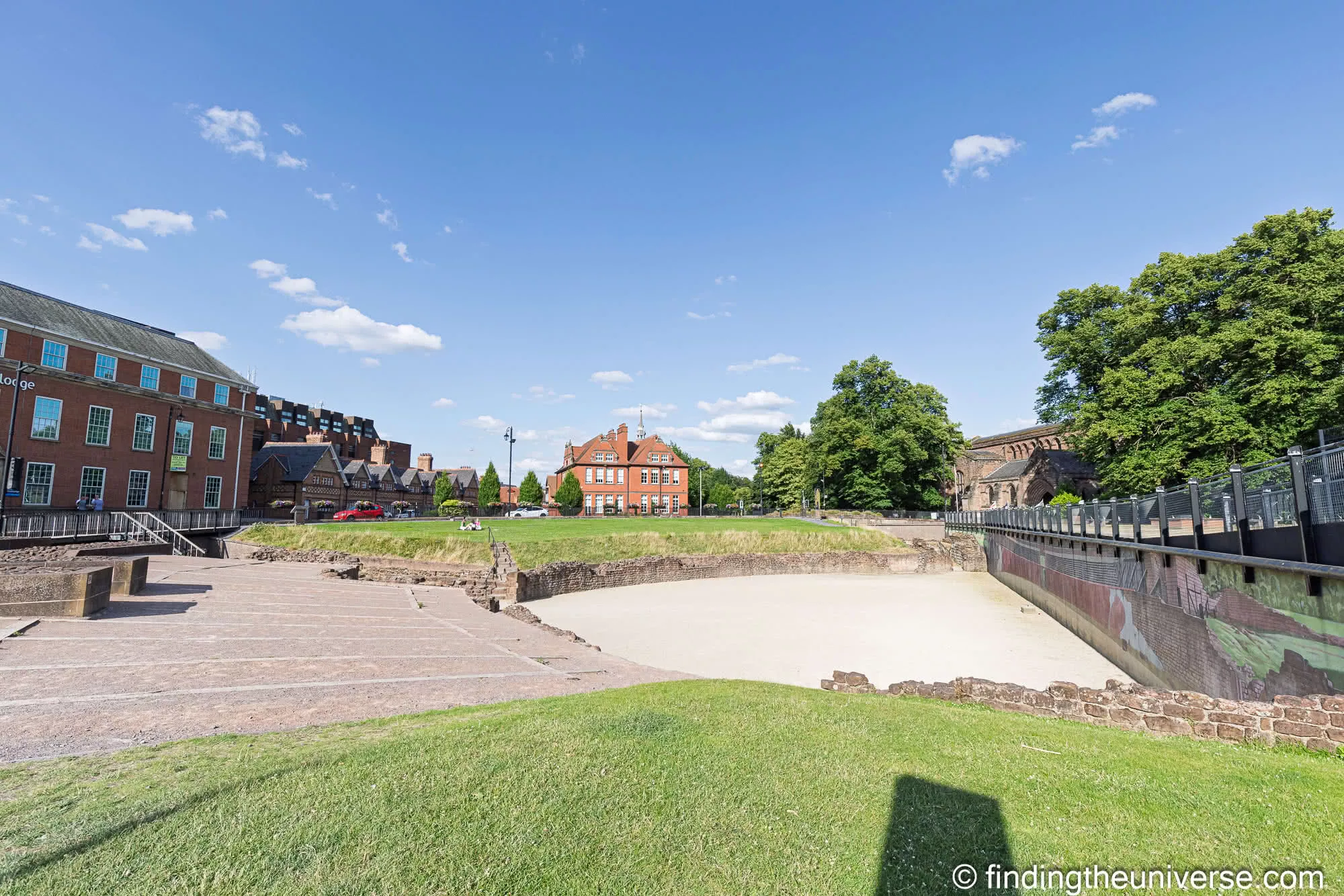Chester roman amphitheatre and gardens by Laurence Norah
