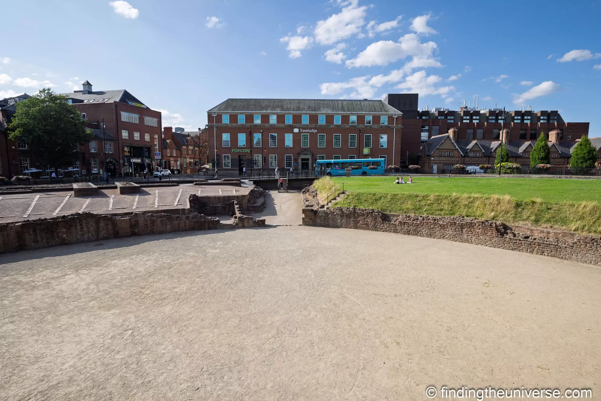 Chester roman amphitheatre and gardens by Laurence Norah