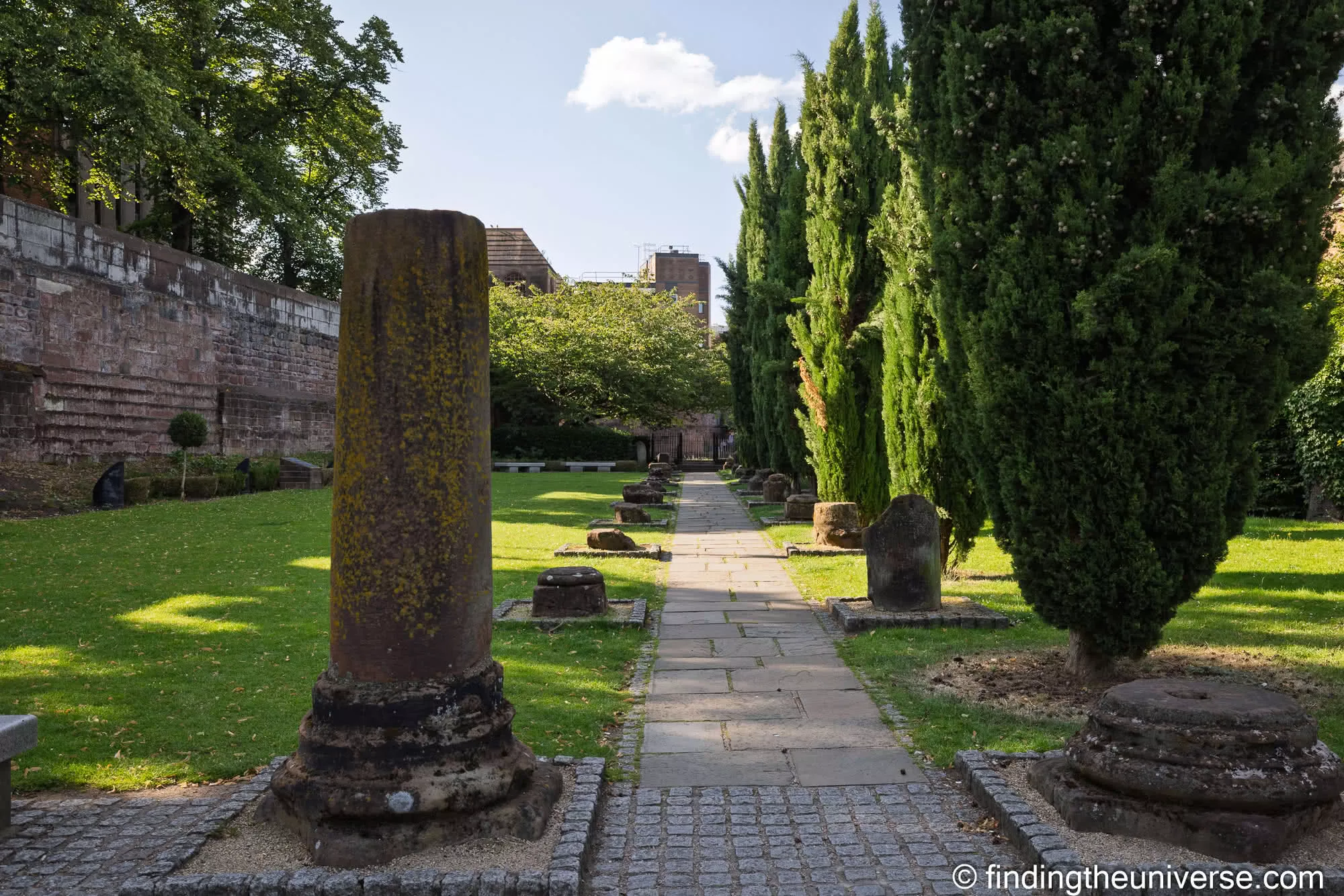 Chester roman amphitheatre and gardens by Laurence Norah
