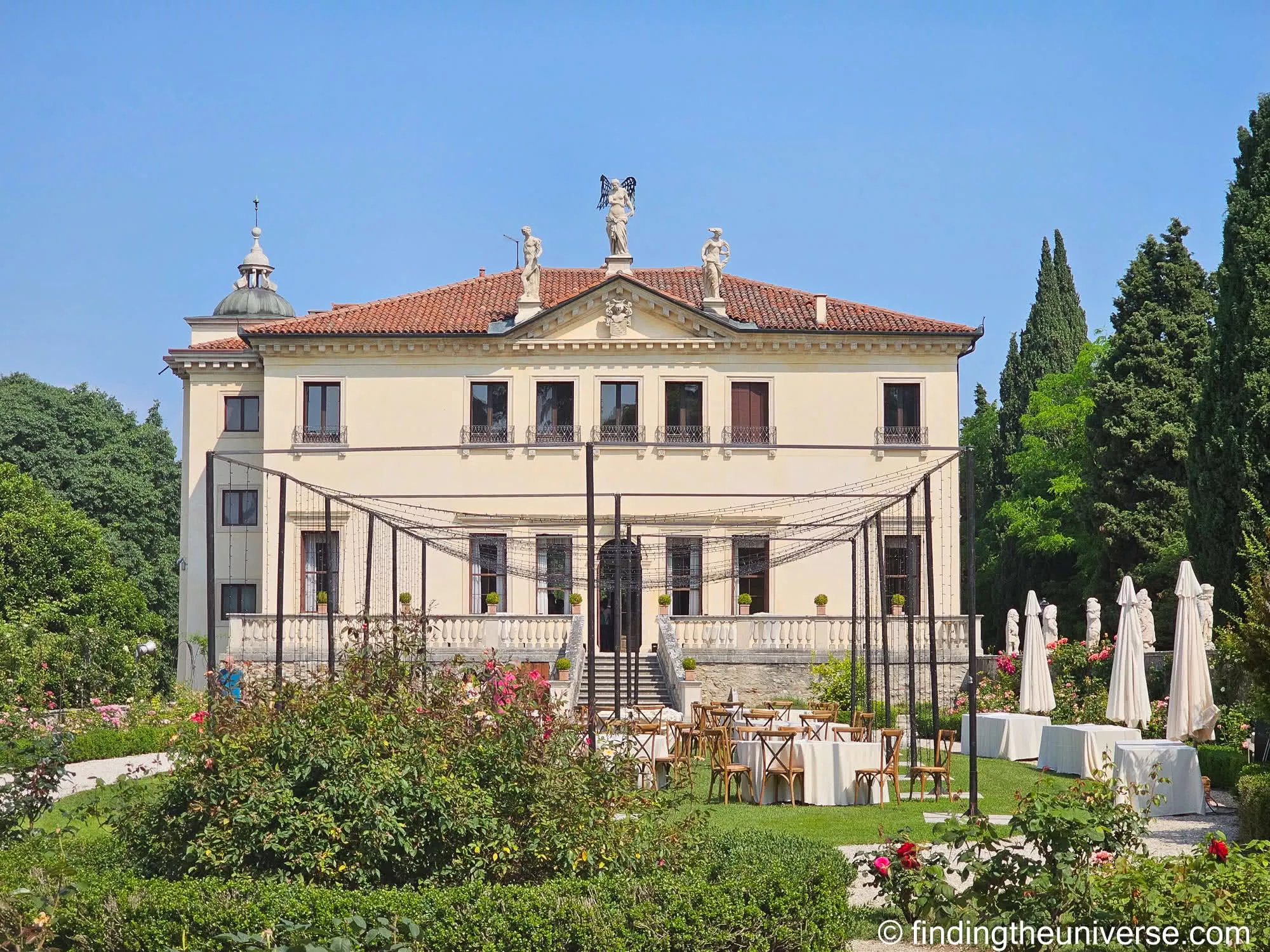 Exterior of Villa Valmarana ai Nani near Vicenza, home to Tiepolo frescoes
