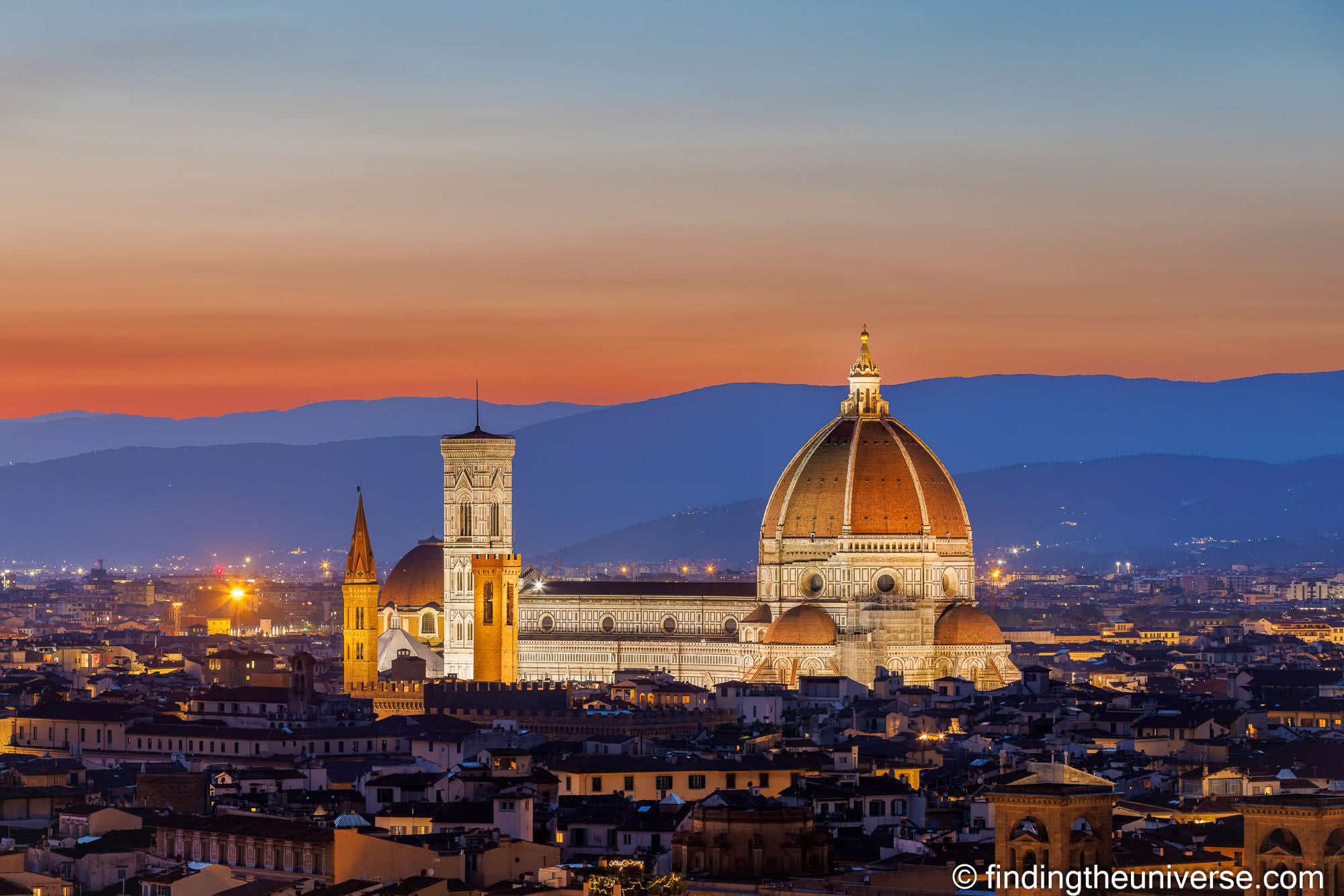 Florence Duomo blue hour by Laurence Norah
