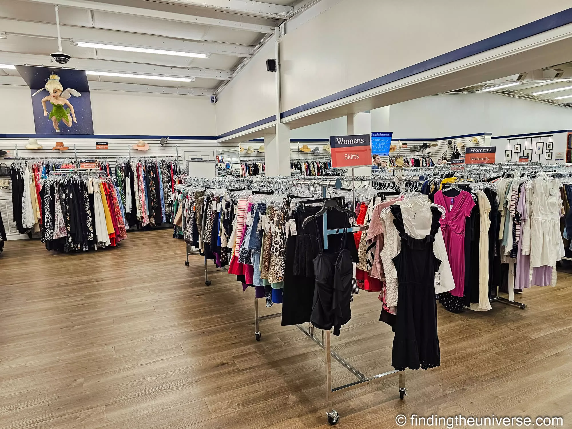 Inside the Unclaimed Baggage store main sales floor