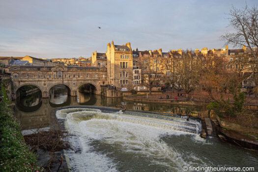 Pulteney Bridge autumn light Bath by Laurence Norah