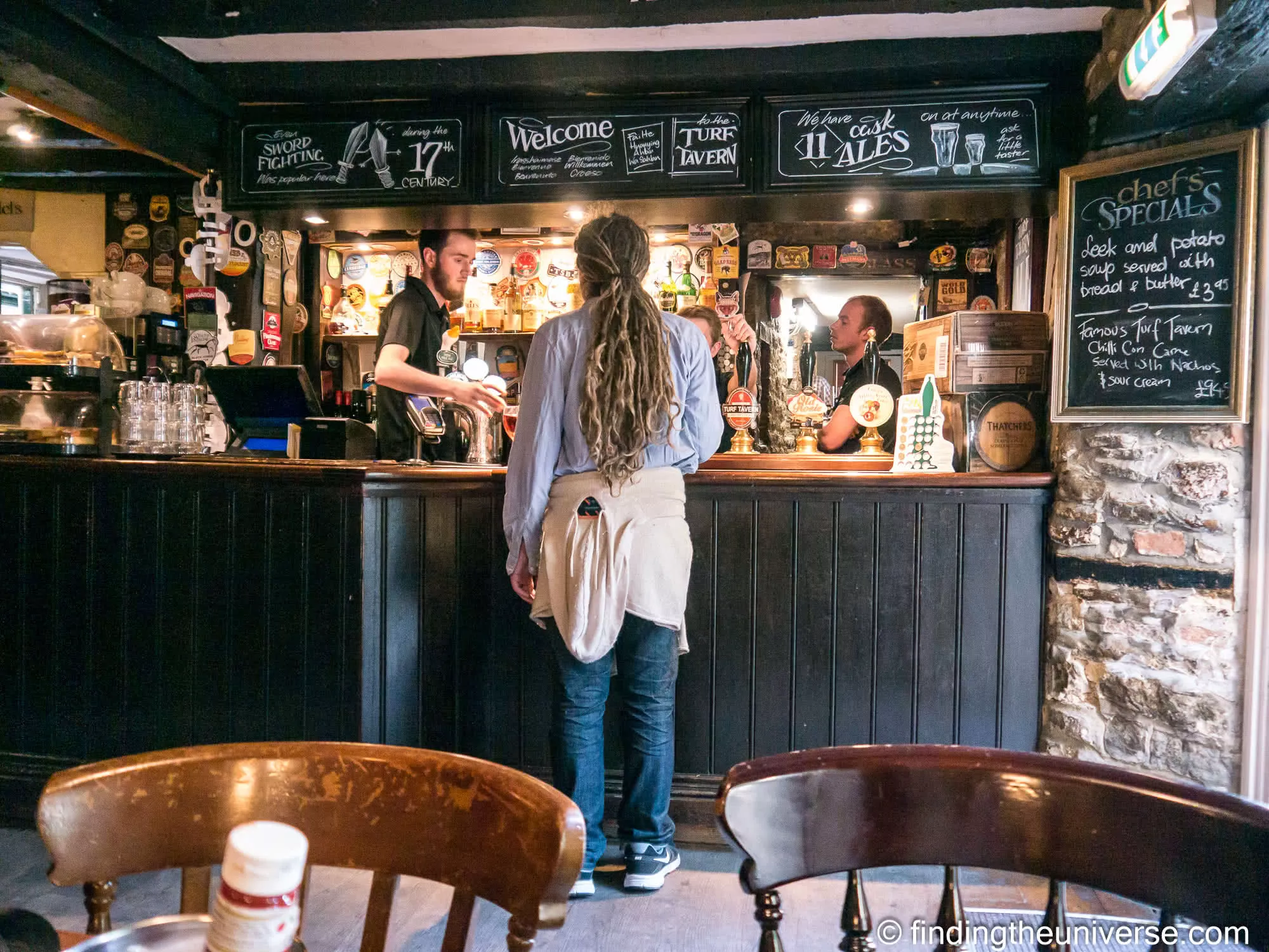Turf Tavern Bar Oxford by Laurence Norah