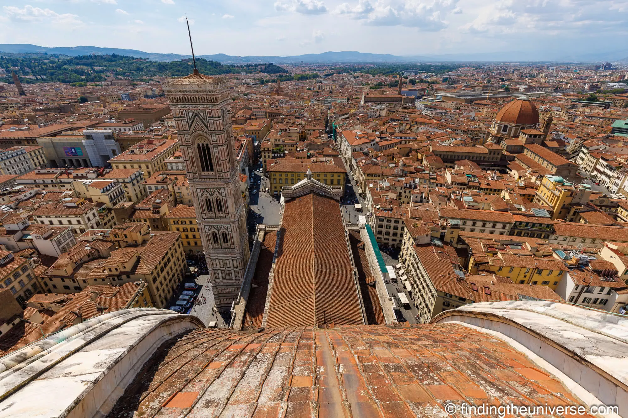 View from Florence duomo dome by Laurence Norah