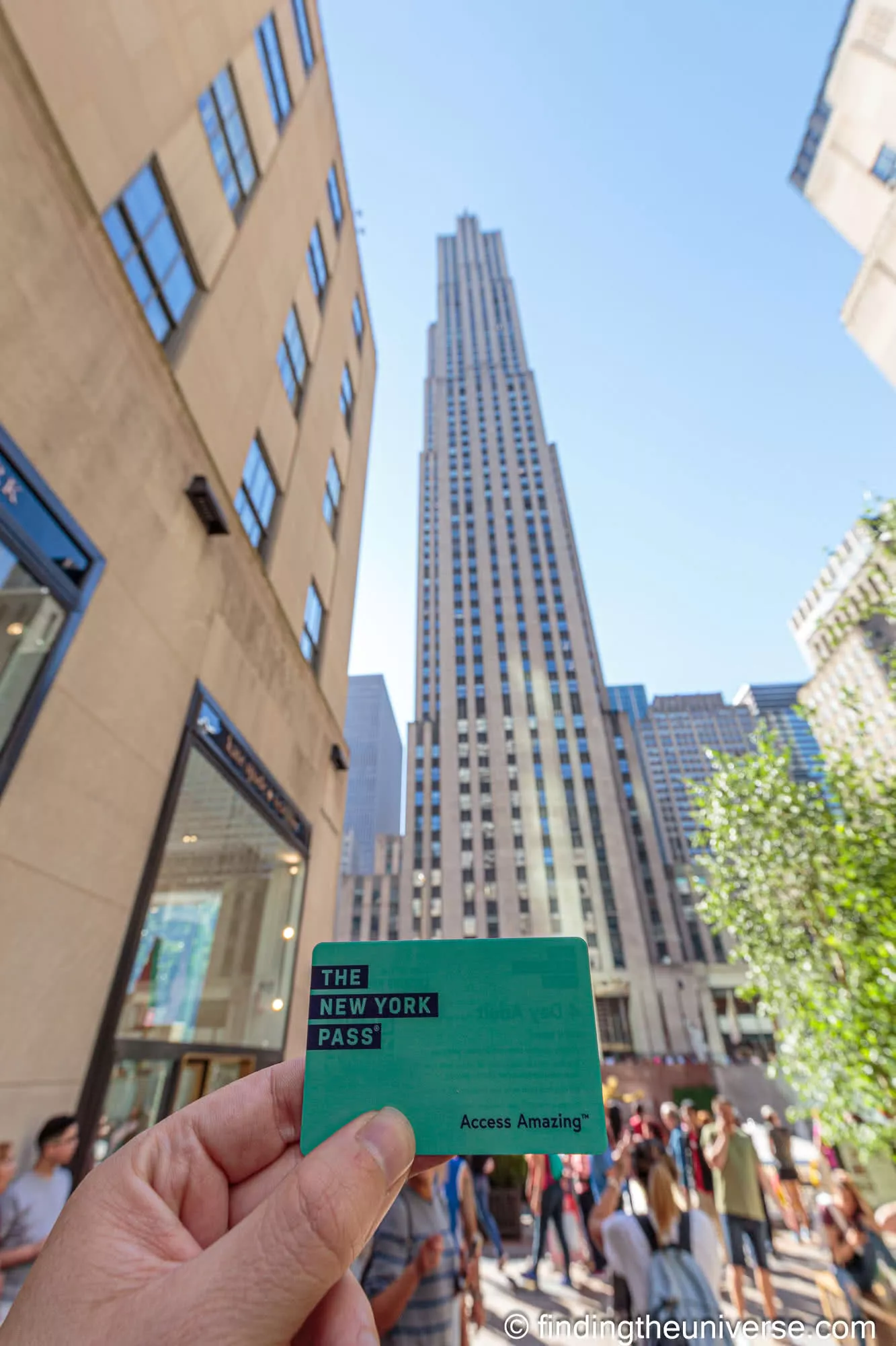 A New York Pass at Rockefeller Center