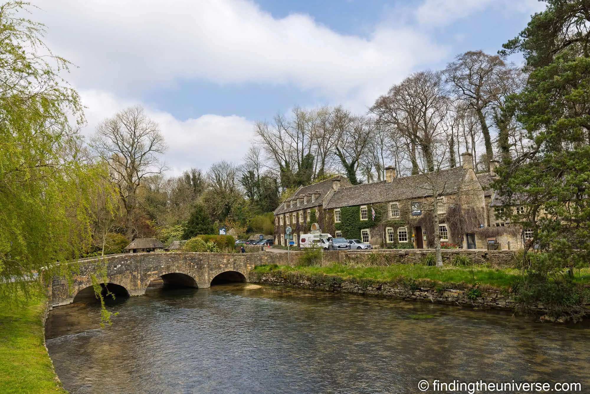 Bibury bridge over the River Coln