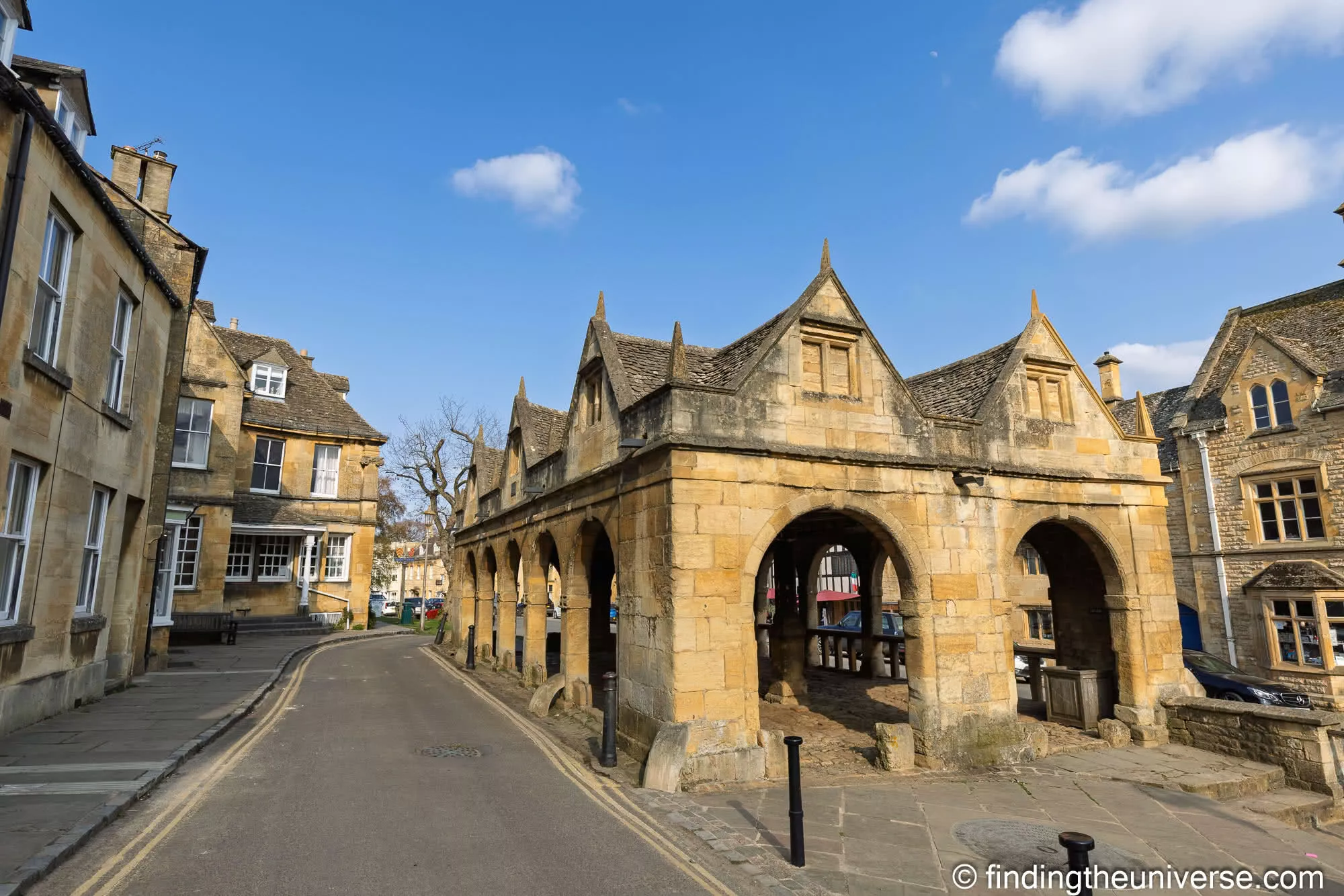 Chipping Campden Market Hall on the High Street