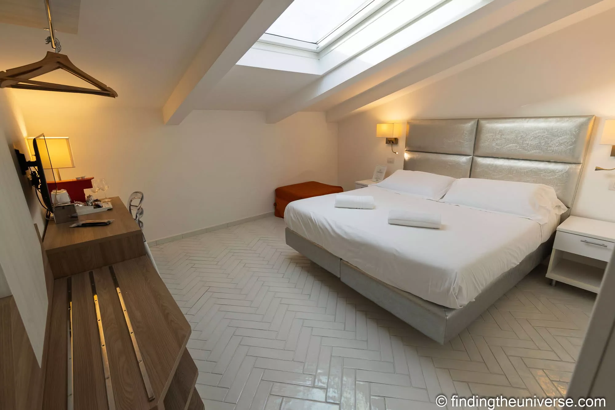 A guest room at Palazzo Tasso in Sorrento
