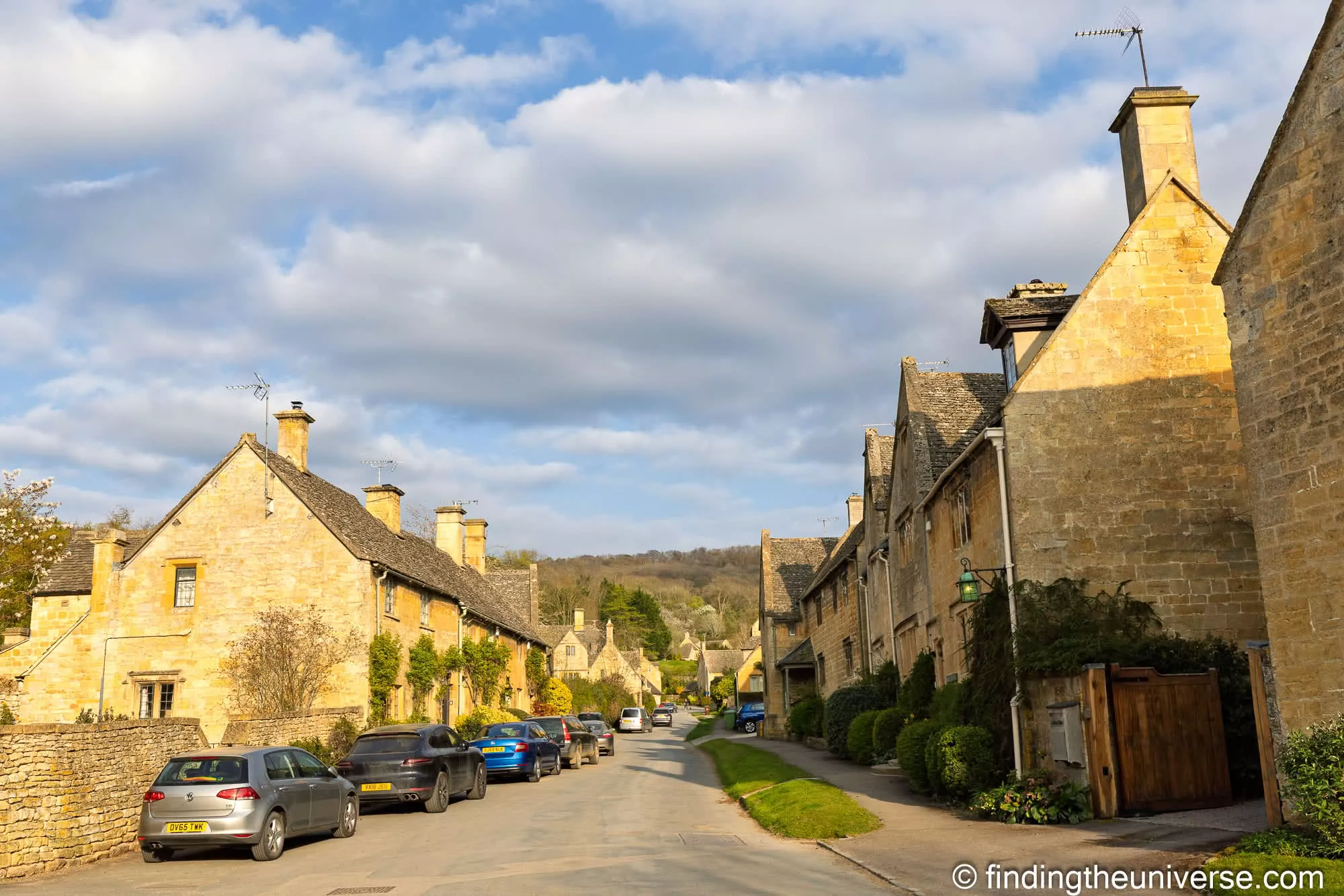 Stanton High Street in the Cotswolds